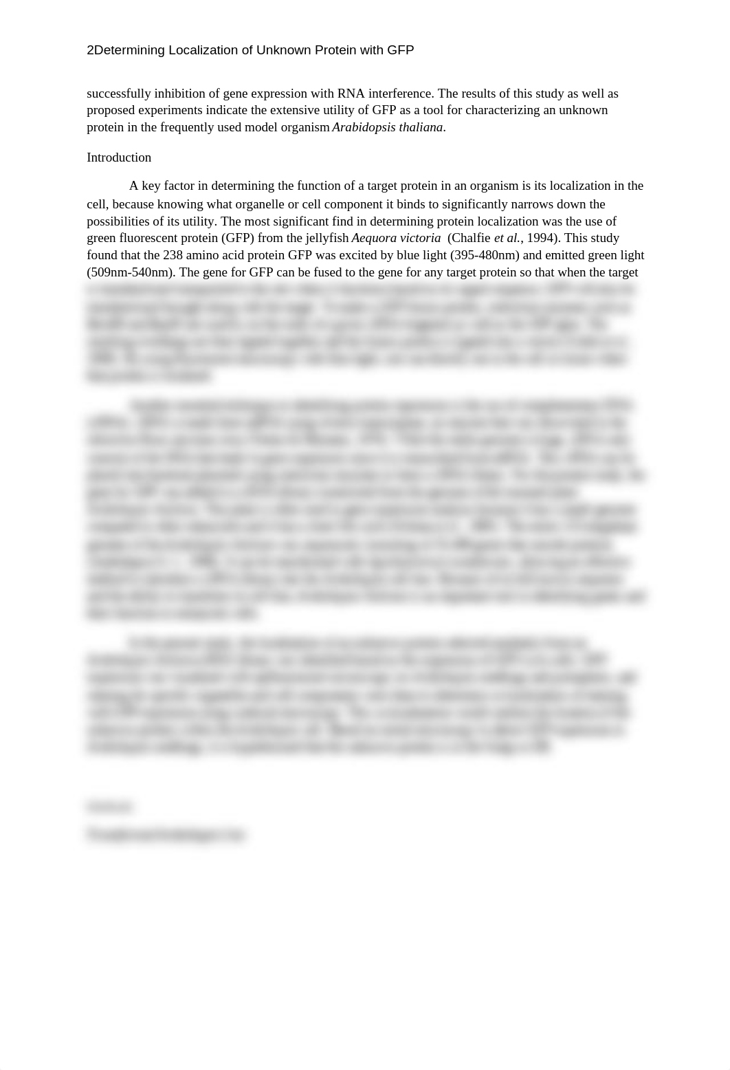 Biochem Lab Determining Localization of Unknown Protein with GFP_dbo88tbjz3o_page2