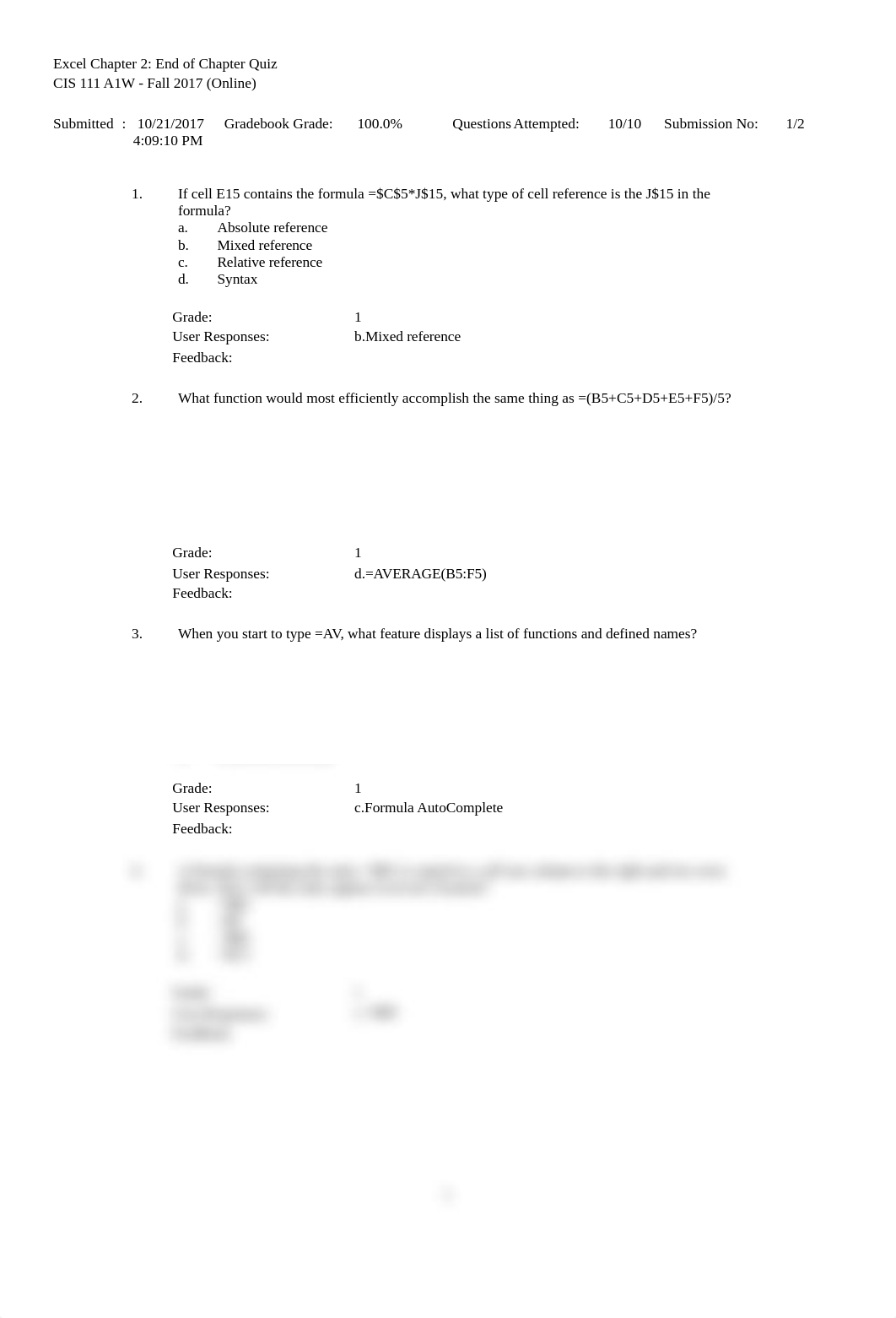 Excel Chapter 2 End of Chapter Quiz.doc_dboajy7nm1h_page1