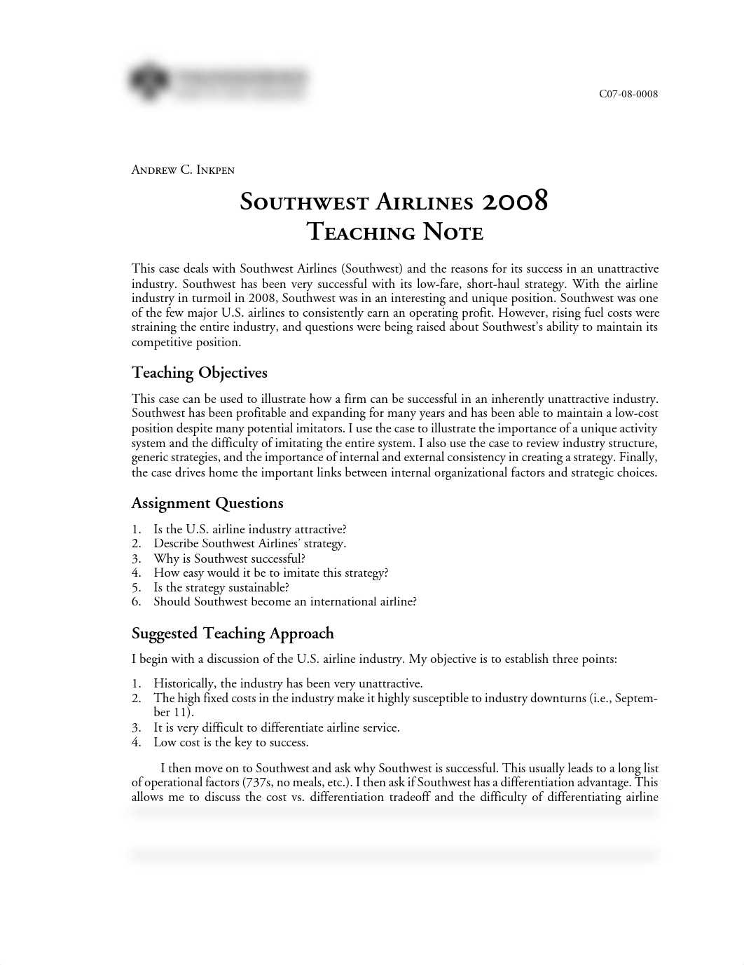 Case_10_Southwest_Airlines_Teaching_Note.pdf_dbociadlcnu_page1