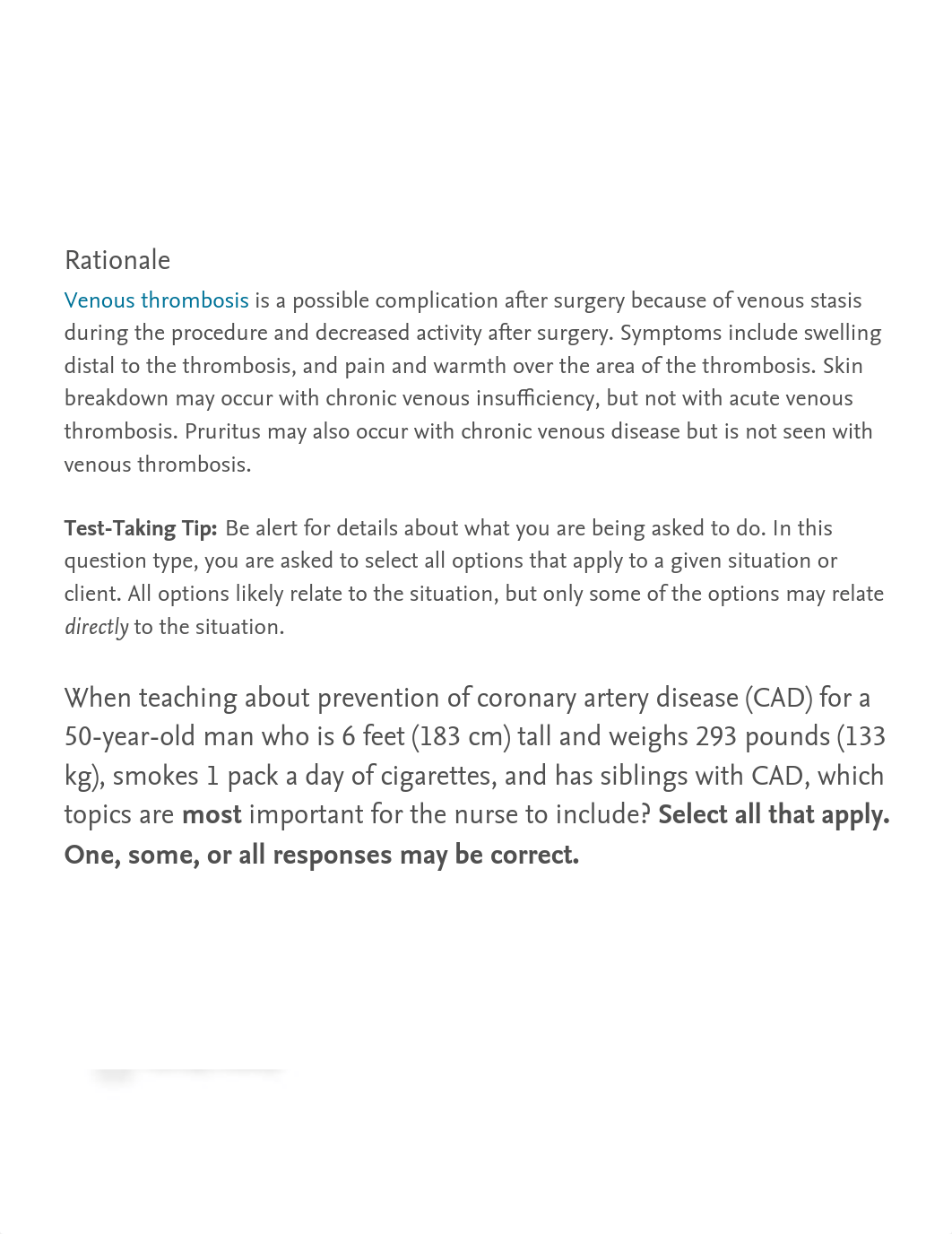 Week 9 remediationElsevier Adaptive Quizzing - Quiz performance.pdf_dbohqnpn1bv_page2