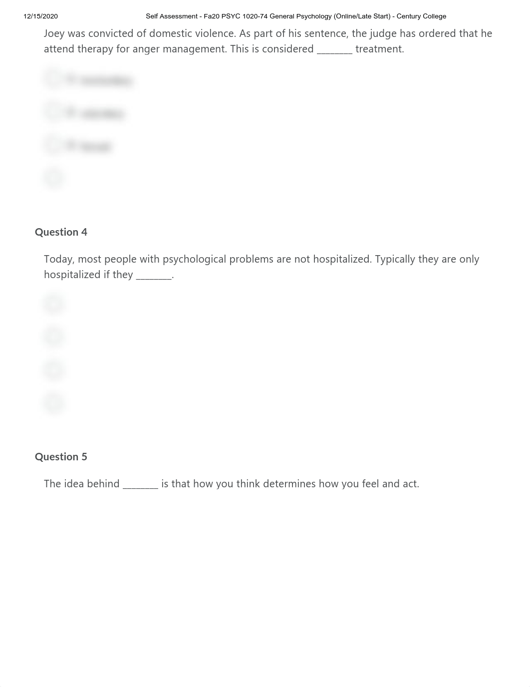 Self Assessment Ch16- Fa20 PSYC 1020-74 General Psychology (Online_Late Start) - Century College.pdf_dboicondmcc_page2