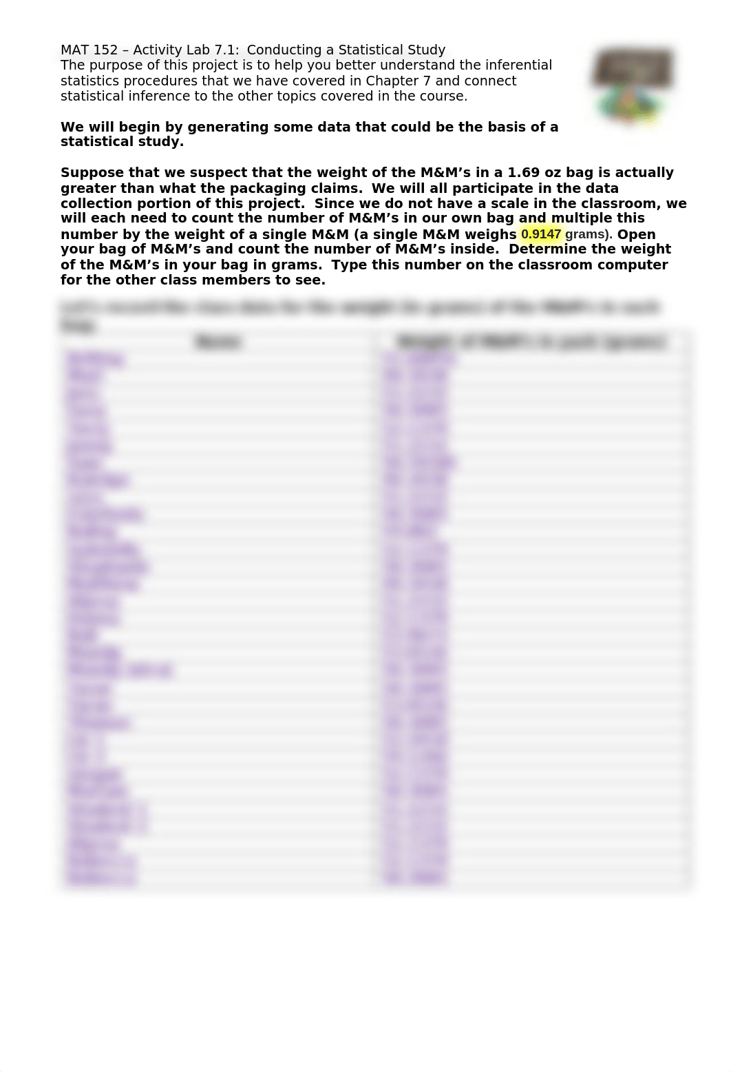 MAT 152 Activity Lab 7.1 M&M's(2).docx_dboiiiq6mb4_page1