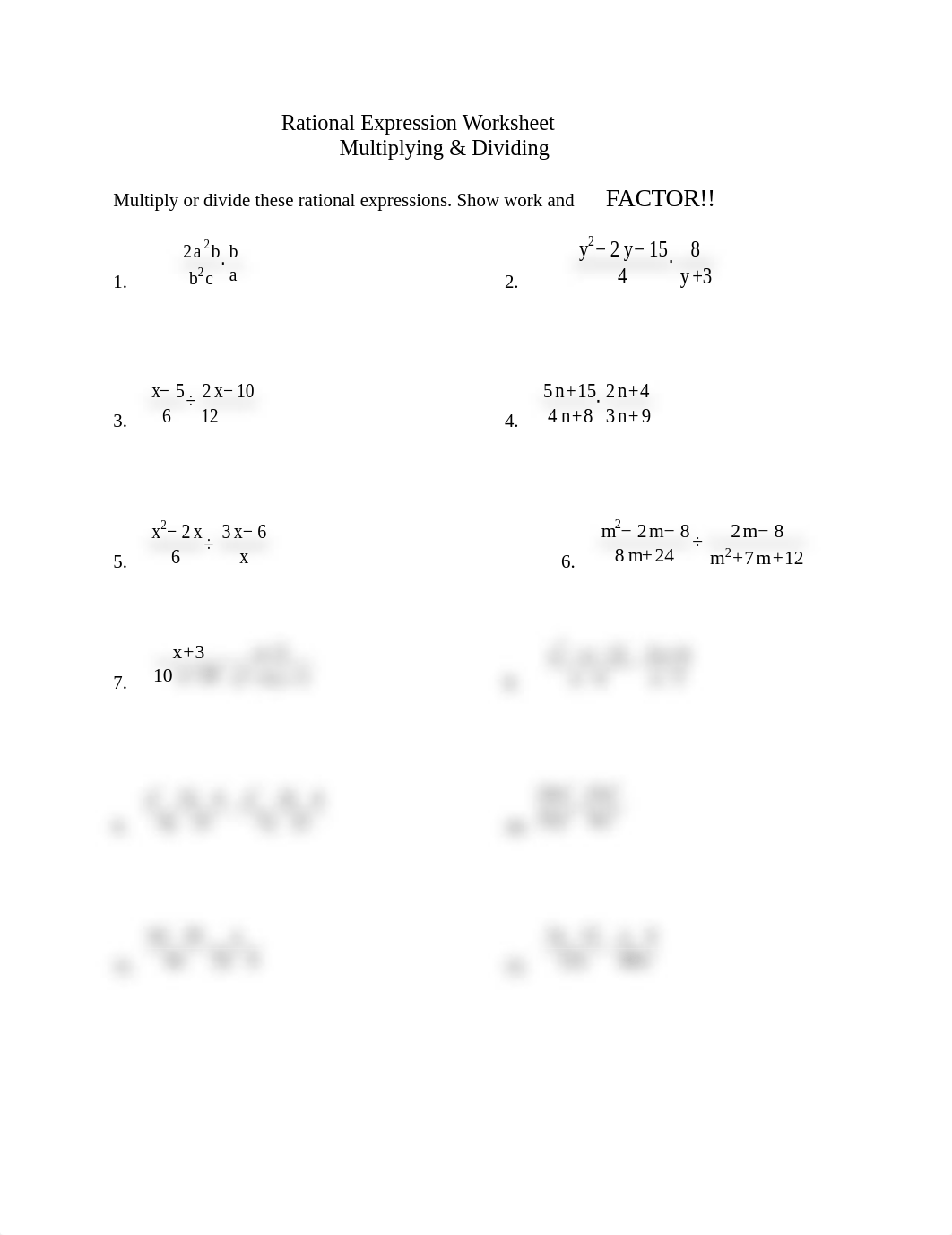 10th grade Algebra 2 Rational Expression Worksheet.docx_dbormi64fic_page1