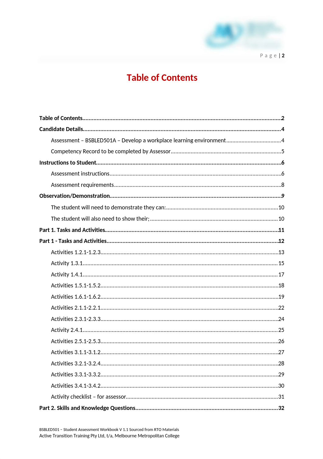 BSBLED501A Student Assessment Workbook V1.1.docx_dbq4ab8a8dc_page2