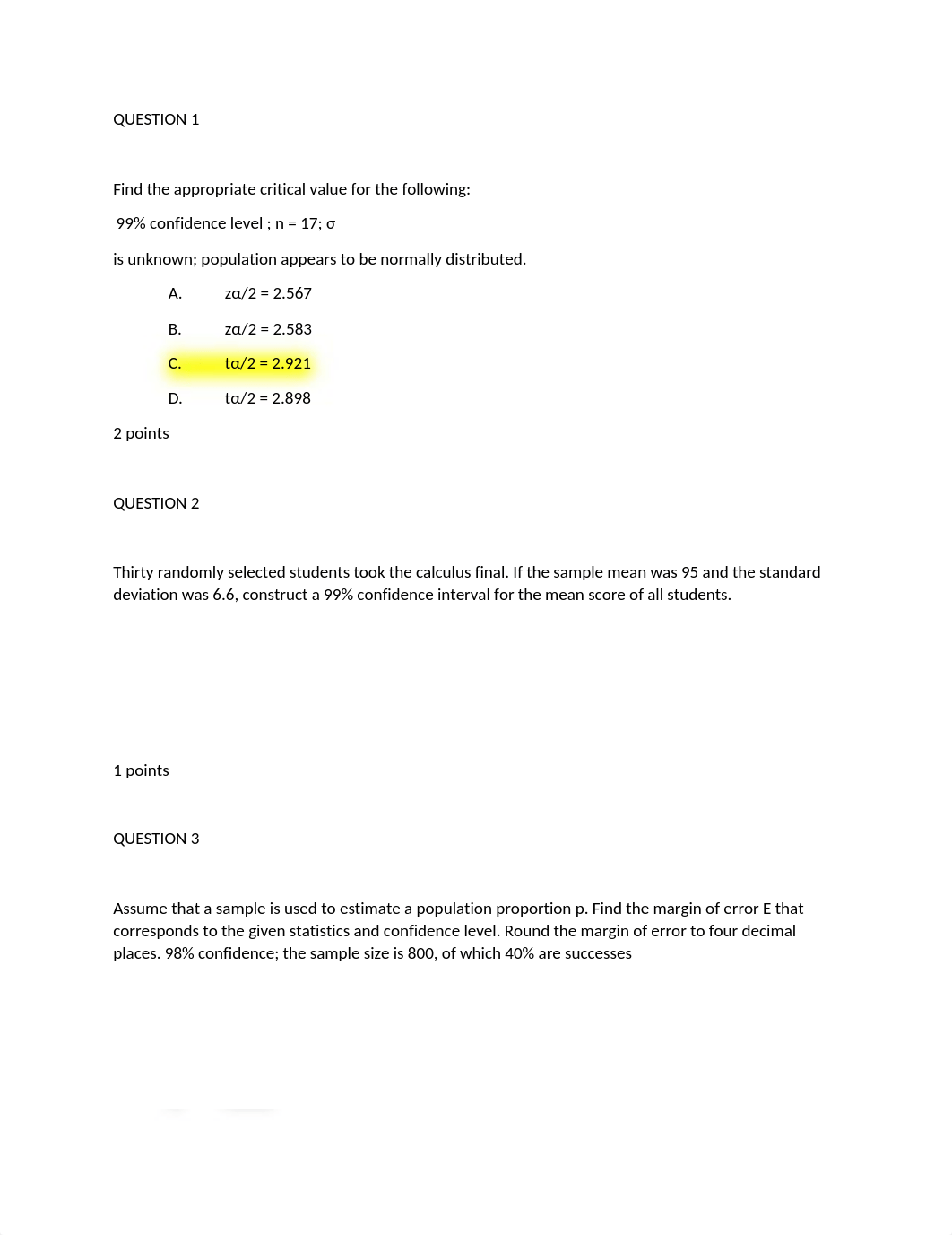 Advanced Statistics Module 3 quiz questions and answers.docx_dbq87yofoz4_page1