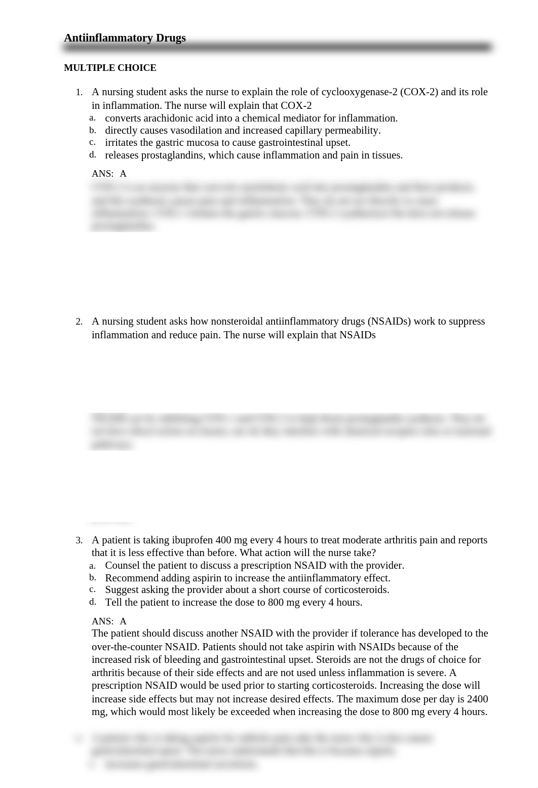 Pharmacology Antiinflammatory Drugs Study Questions_dbqayyy68d3_page1