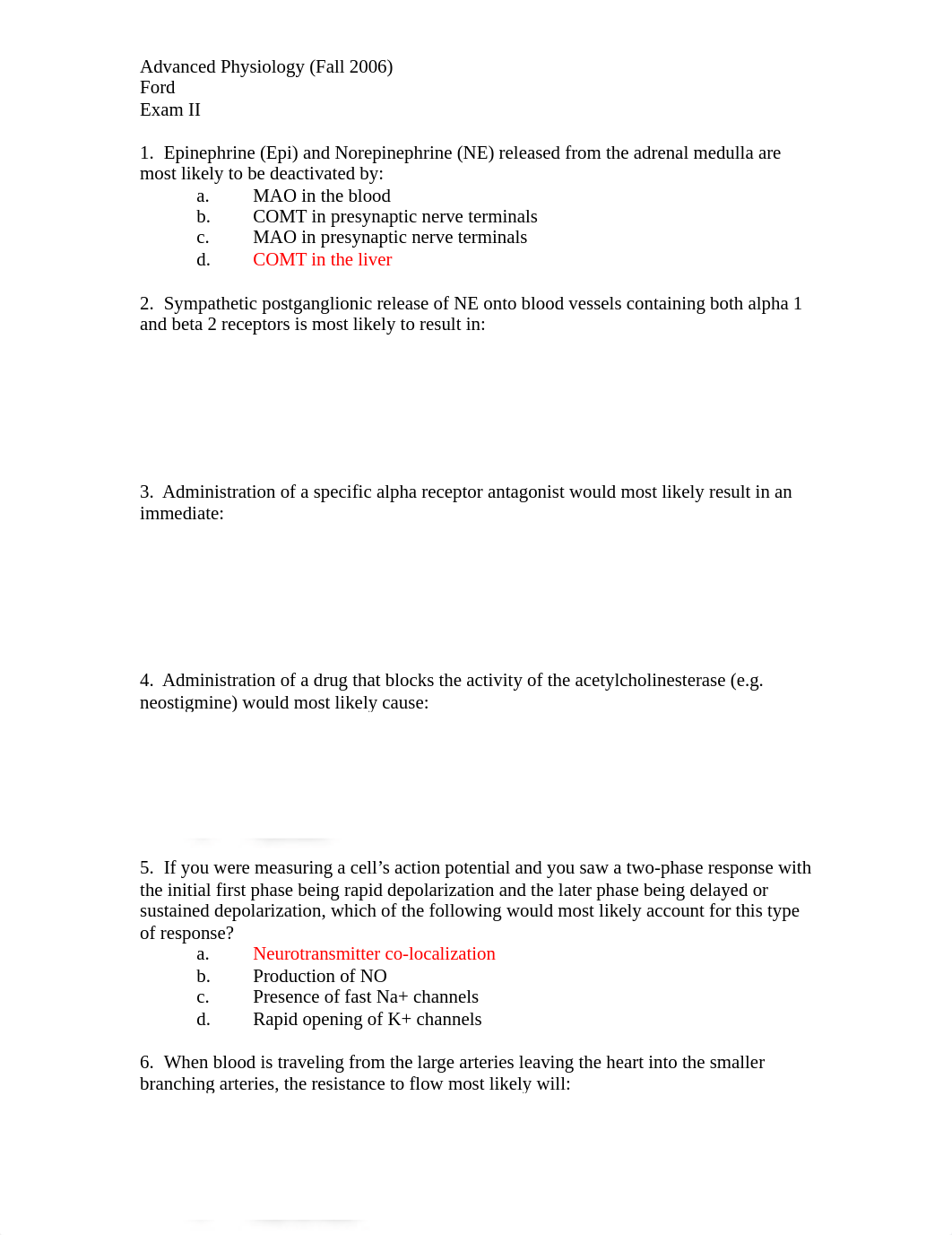 Ford Exam 2 (Q&A)_dbqpblw2mml_page1