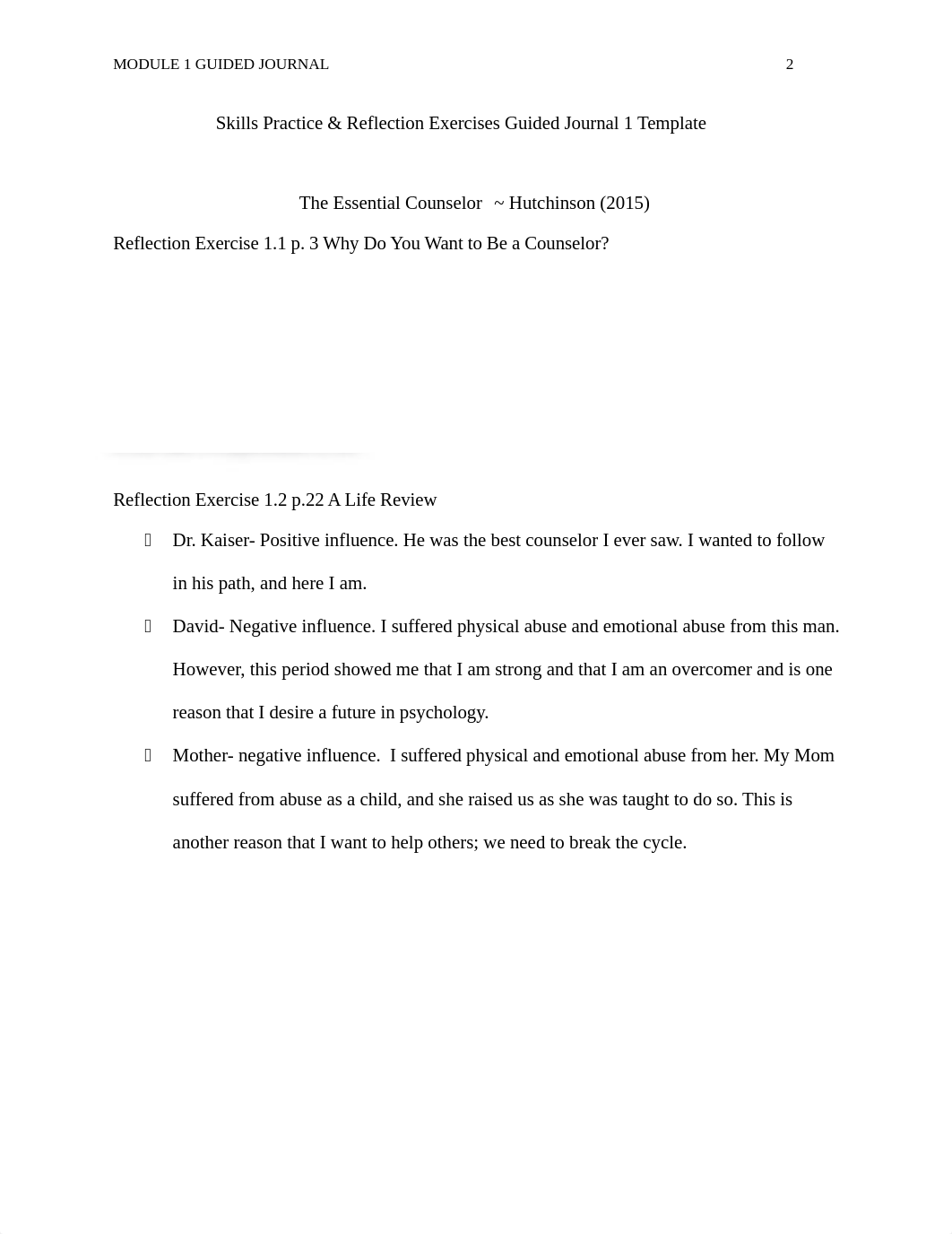 CM 528 Module 1 Skills Practice  Reflection Exercises Guided Journal 1.docx_dbqwsdgs7lt_page2