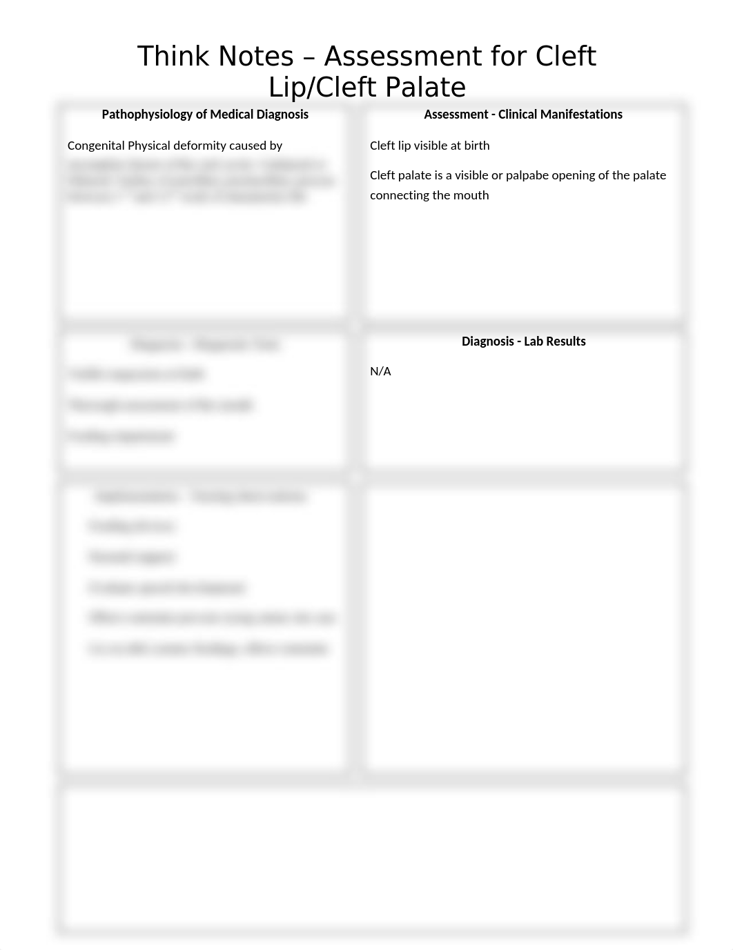 Cleft Lip Cleft Palate Think Note.docx_dbqy2fjome2_page1