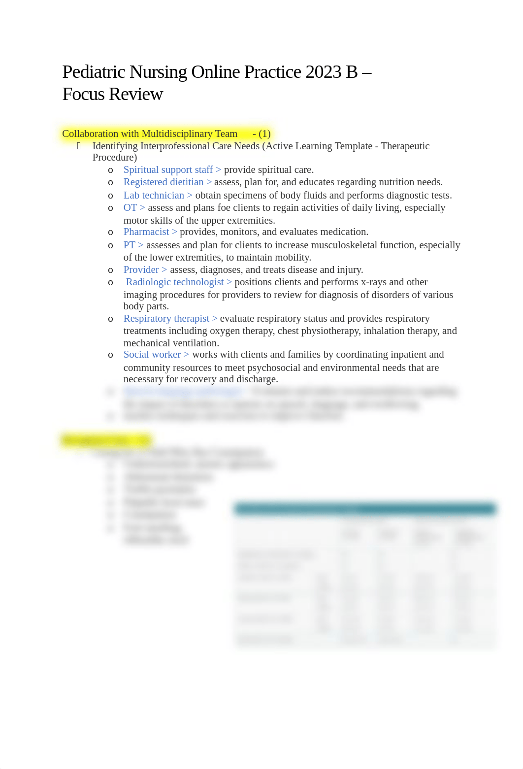 Pediatric Nursing Online Practice 2023 B - Focus Review - First attempt.docx_dbr6th9azp2_page1