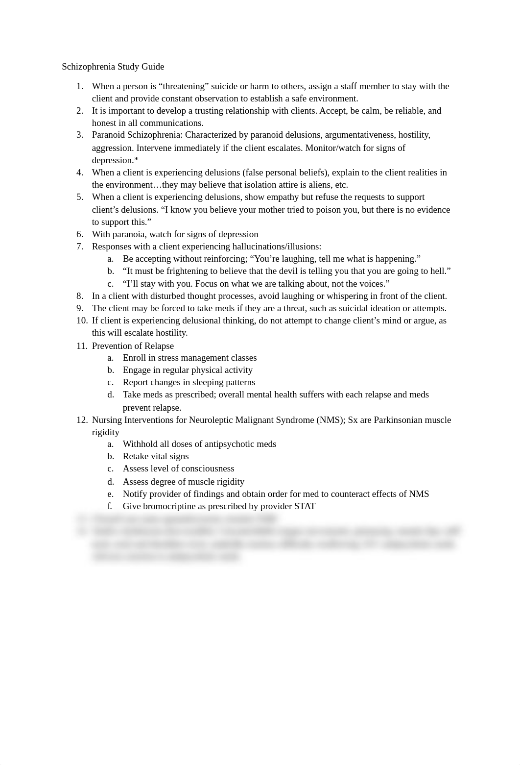 Schizophrenia Study Guide.docx_dbr6wfvl47h_page1