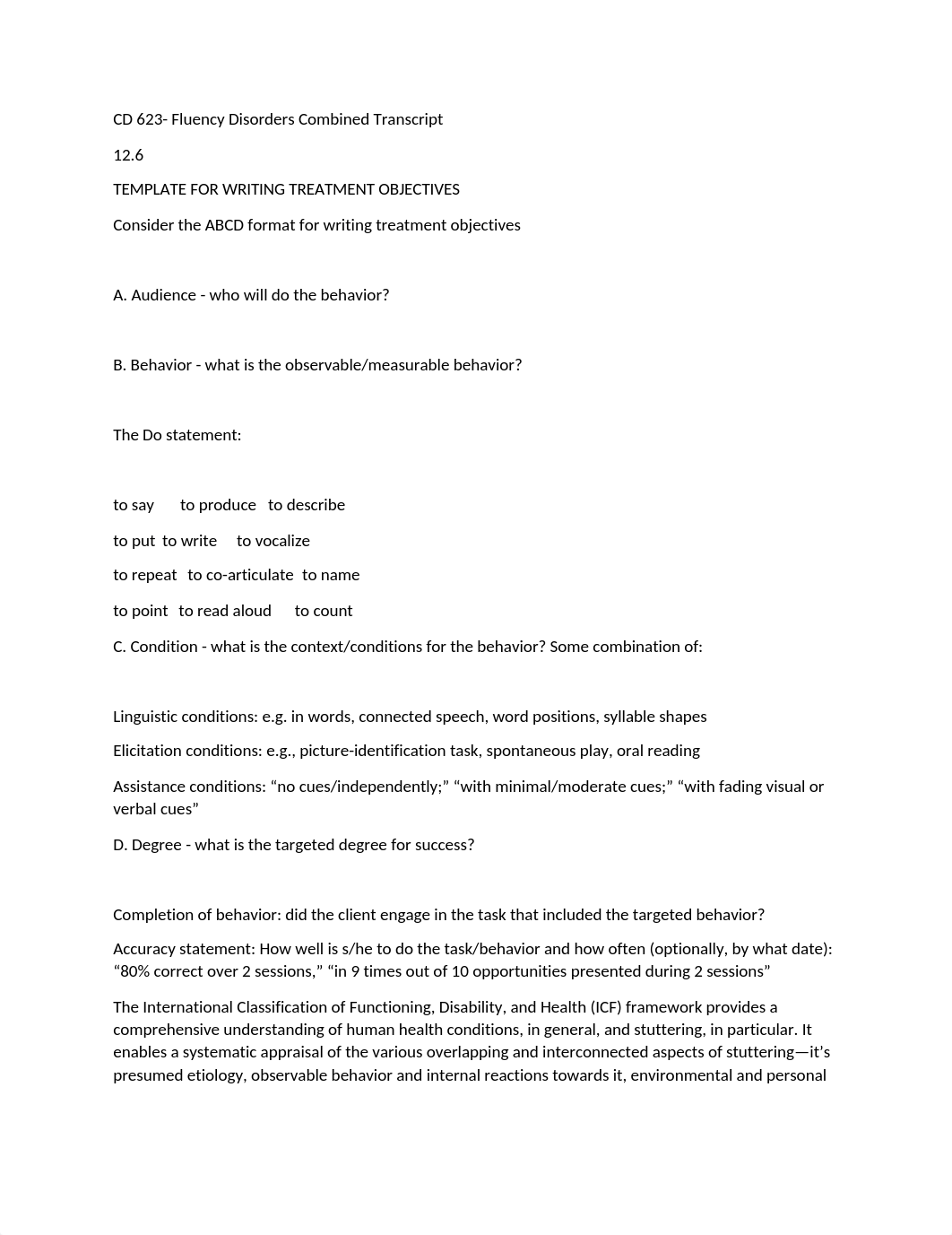 CD 623- Fluency Disorders Combined Transcripts.docx_dbrmq0apzws_page1