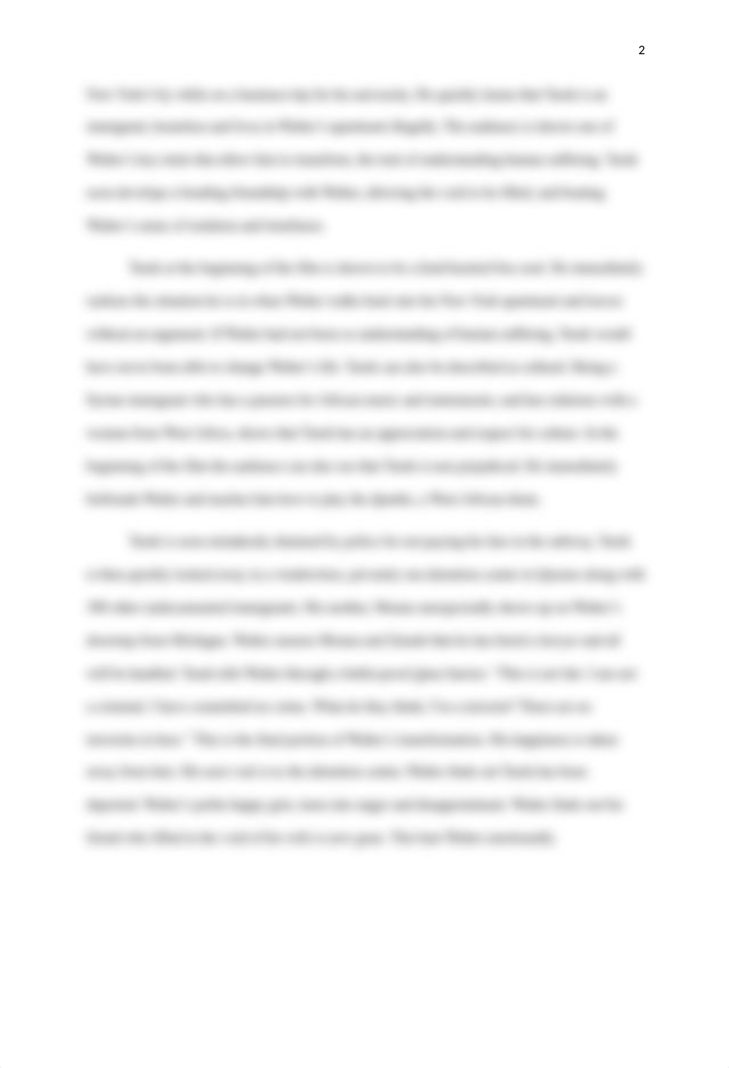 Film Analysis Essay -- The Visitor directed by Tom McCarthy.docx_dbrpd7v62hi_page2