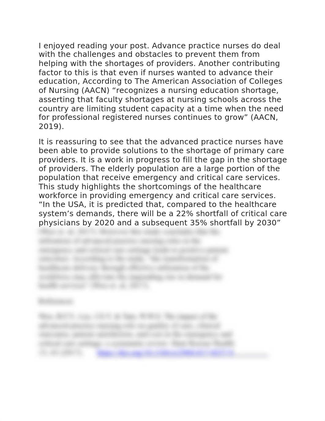 MSN 560 week 1 discussion response .docx_dbrvz1osd4u_page1