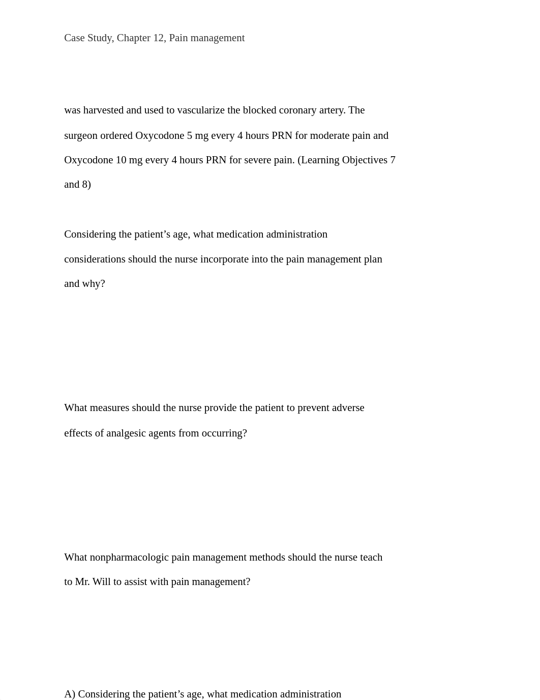 Case Study, Chapter 12, Pain management.docx_dbspsfhxds5_page2