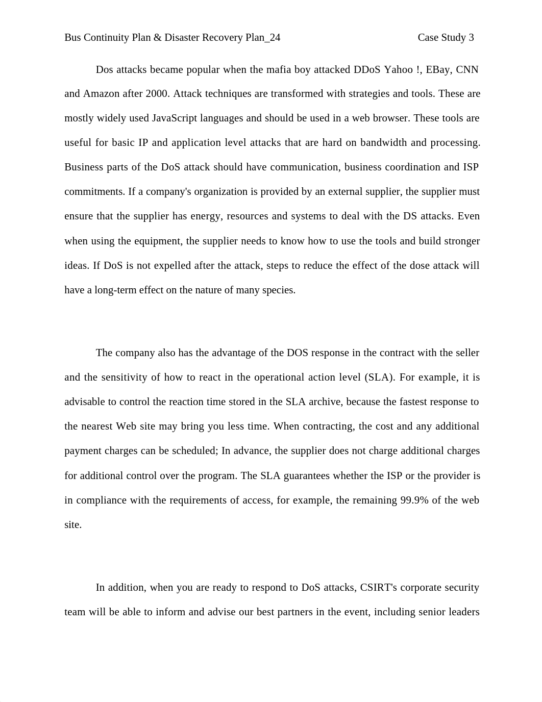 Case Study 3- Bus Continuity Plan & Disaster Recovery Plan.docx_dbsvyi0lgmh_page2