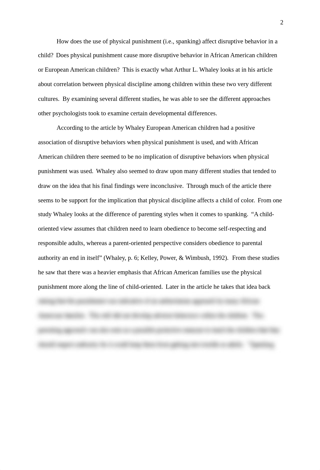 Paper 3 Physical Discipline in African American Children.docx_dbsy61lmvva_page2