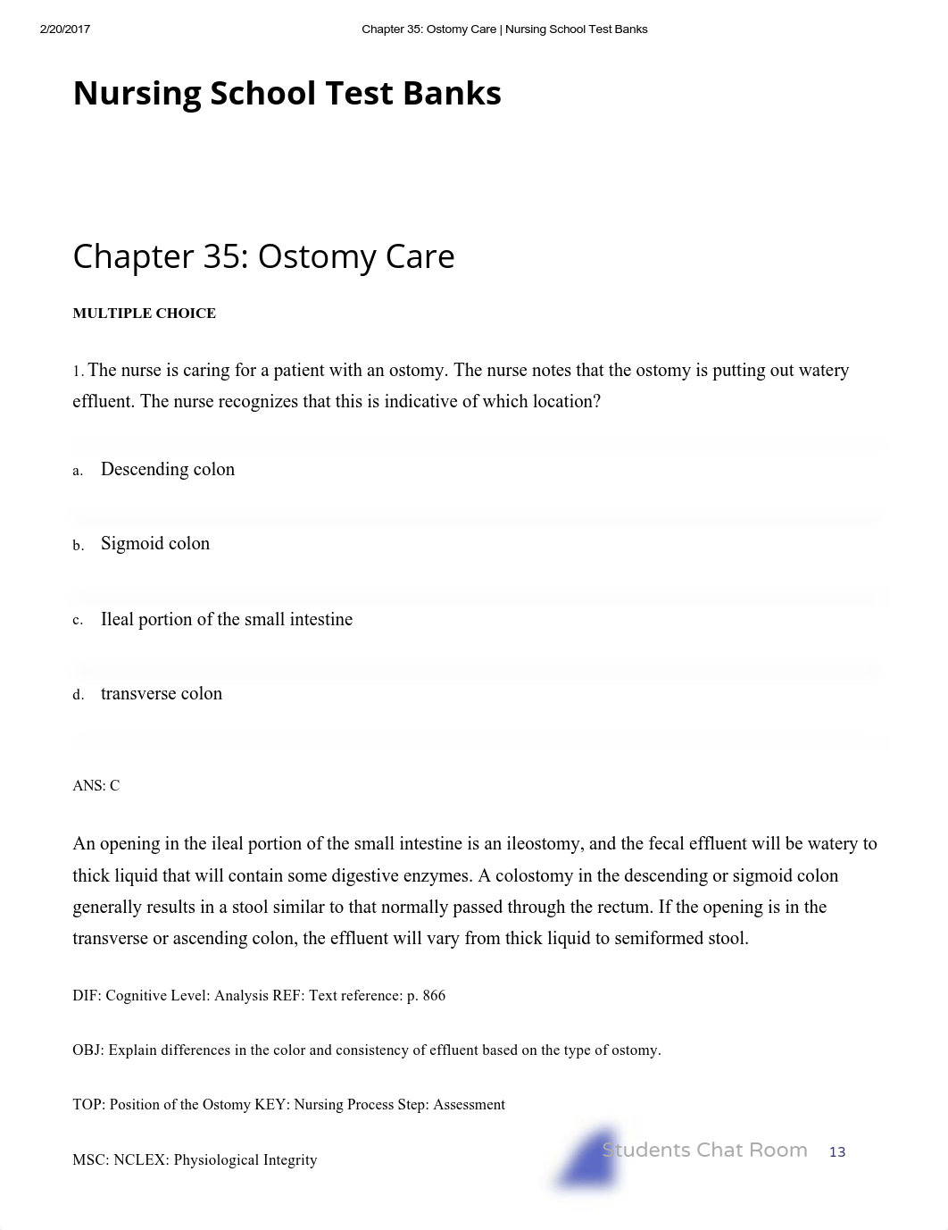 Chapter 35_ Ostomy Care _ Nursing School Test Banks_dbsz73o05qn_page1