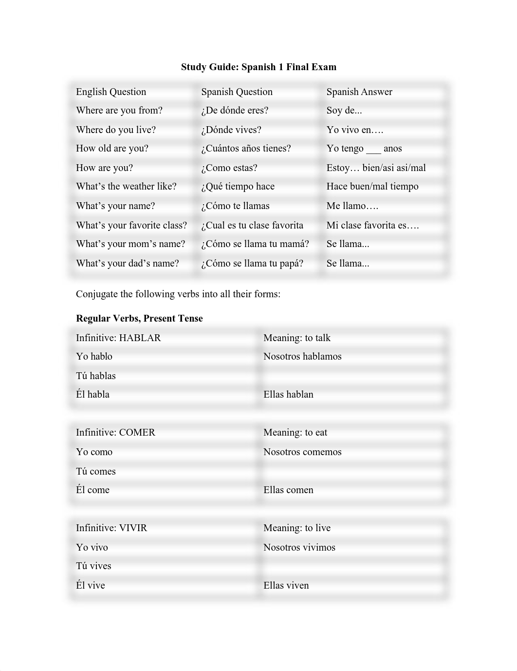 ANSWER KEY Spanish 1 Winter Study Guide 2021.pdf_dbt1g9fci0j_page1