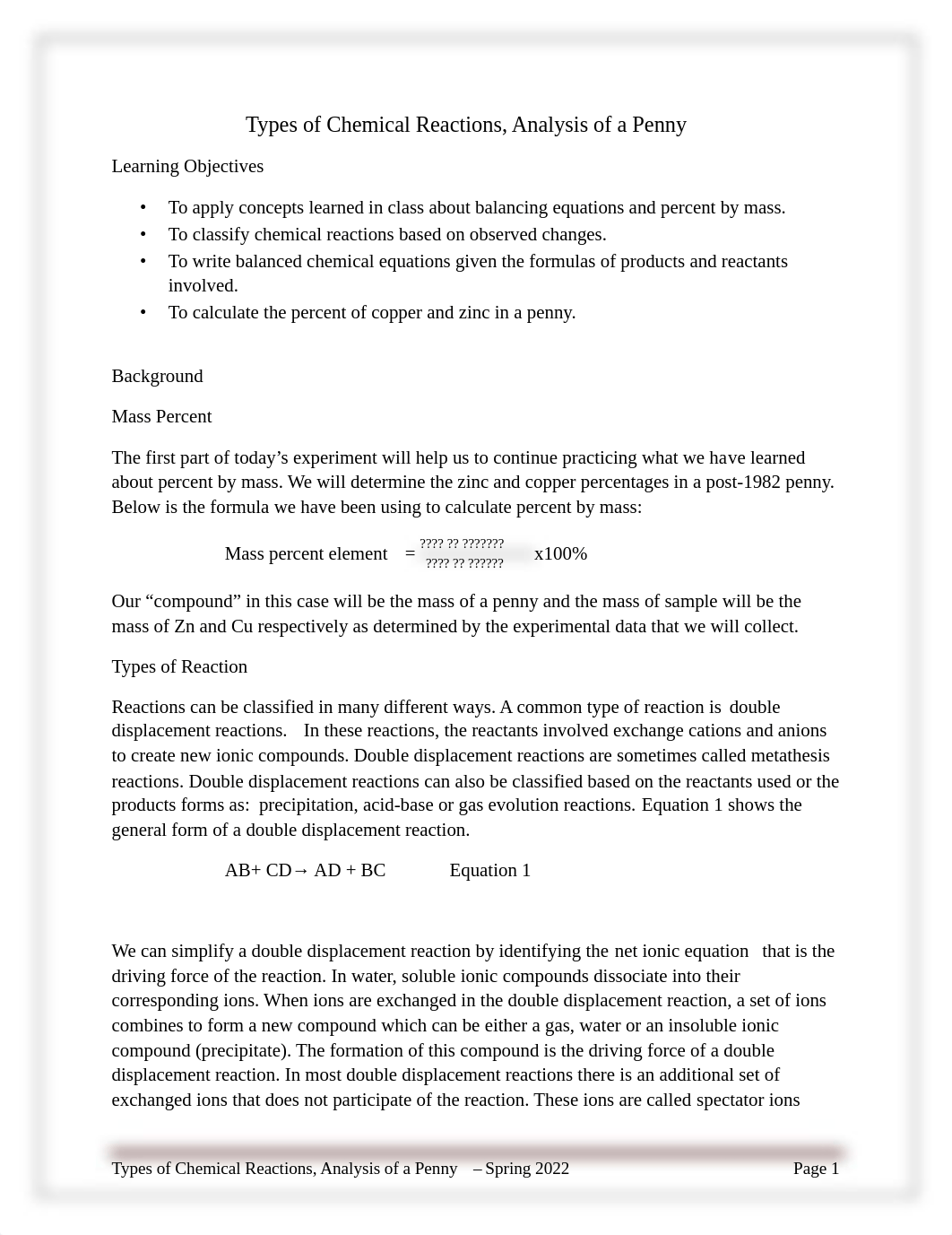 07-Types of Chemical Reactions and Analysis of a Penny Spring 2022.pdf_dbttk97r4d1_page1