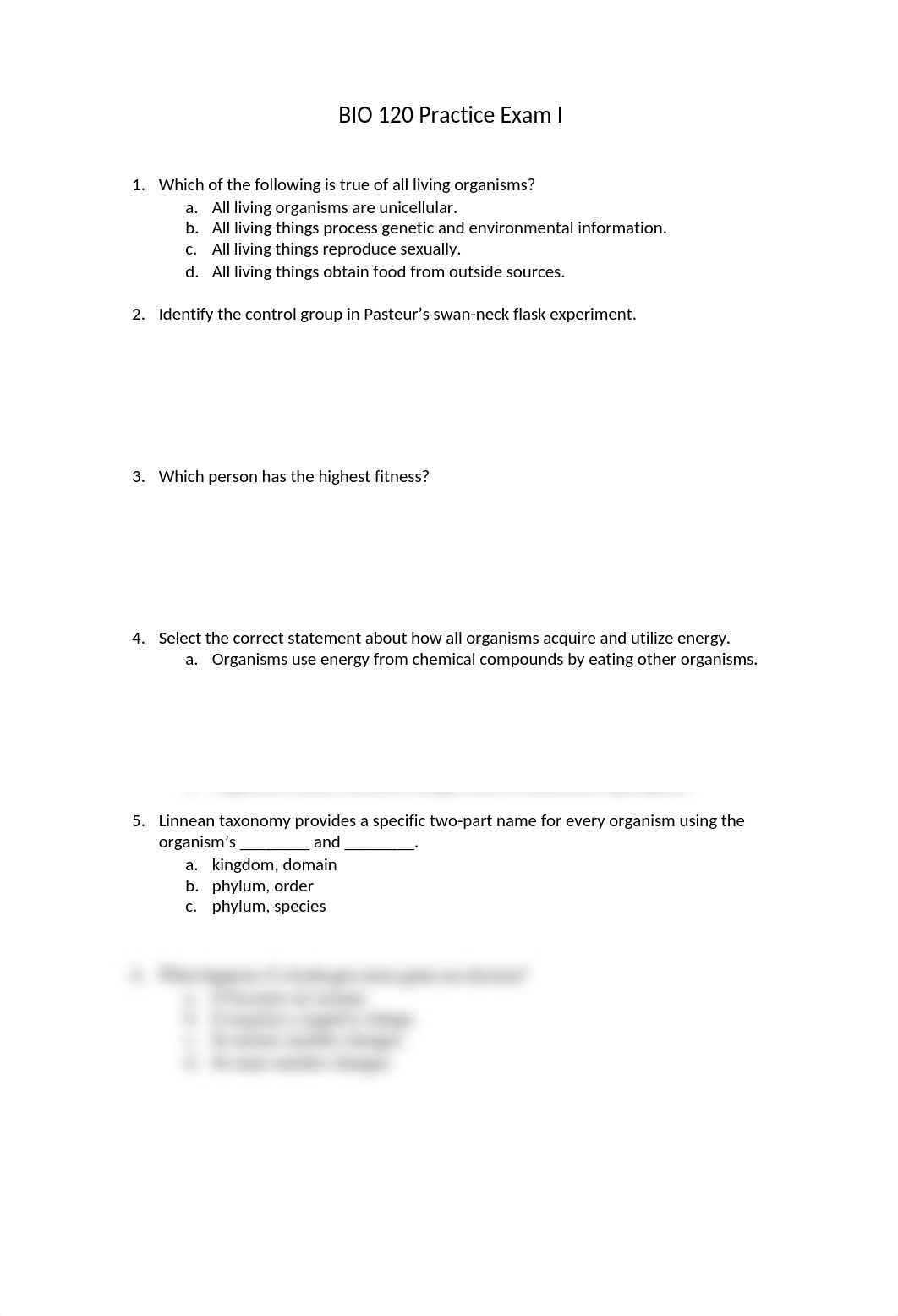 BIO 120 Practice Exam I.docx_dbtzdq13s89_page1