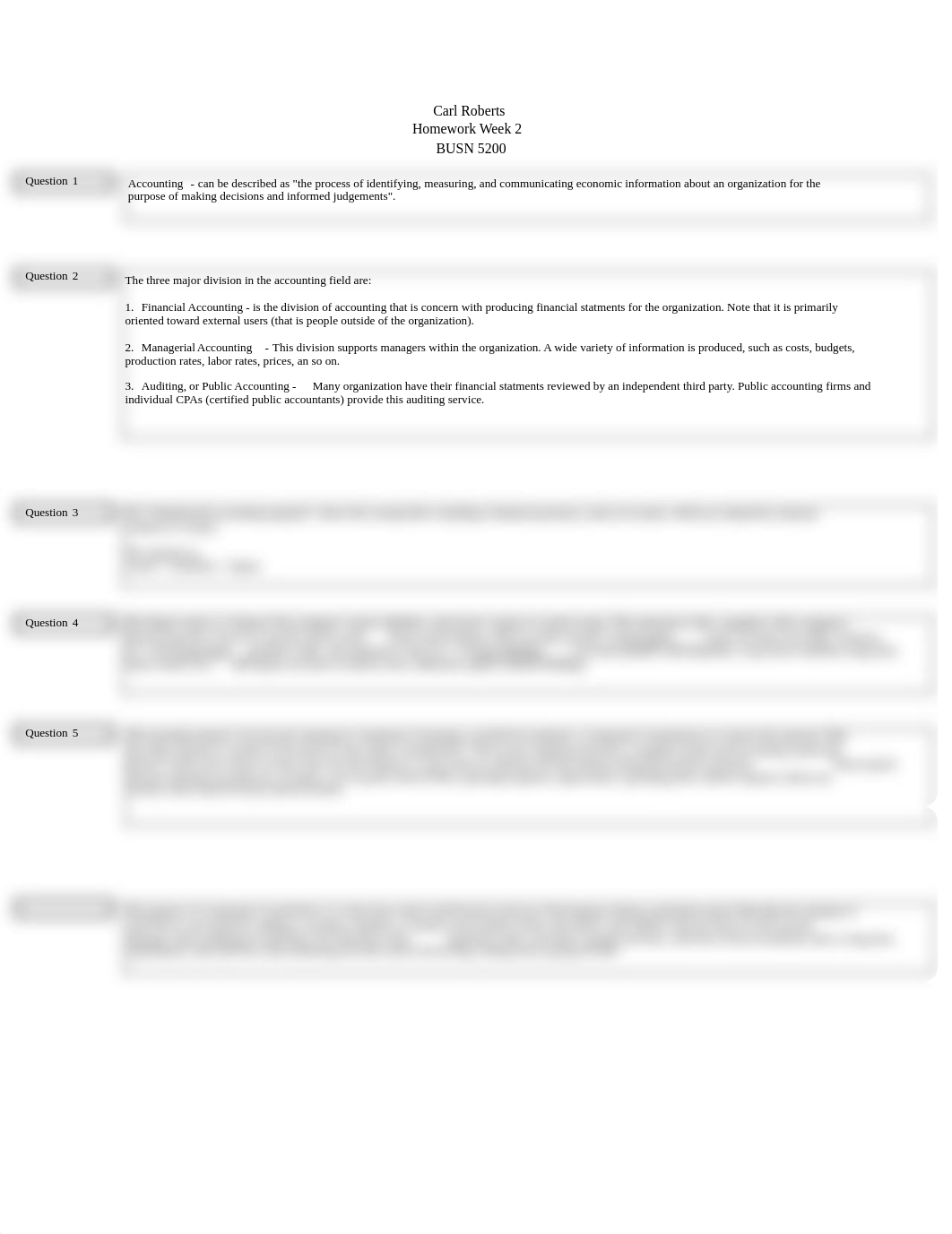 BUSN 5200 week 2 homework Carl Roberts.xls_dbunian71os_page1