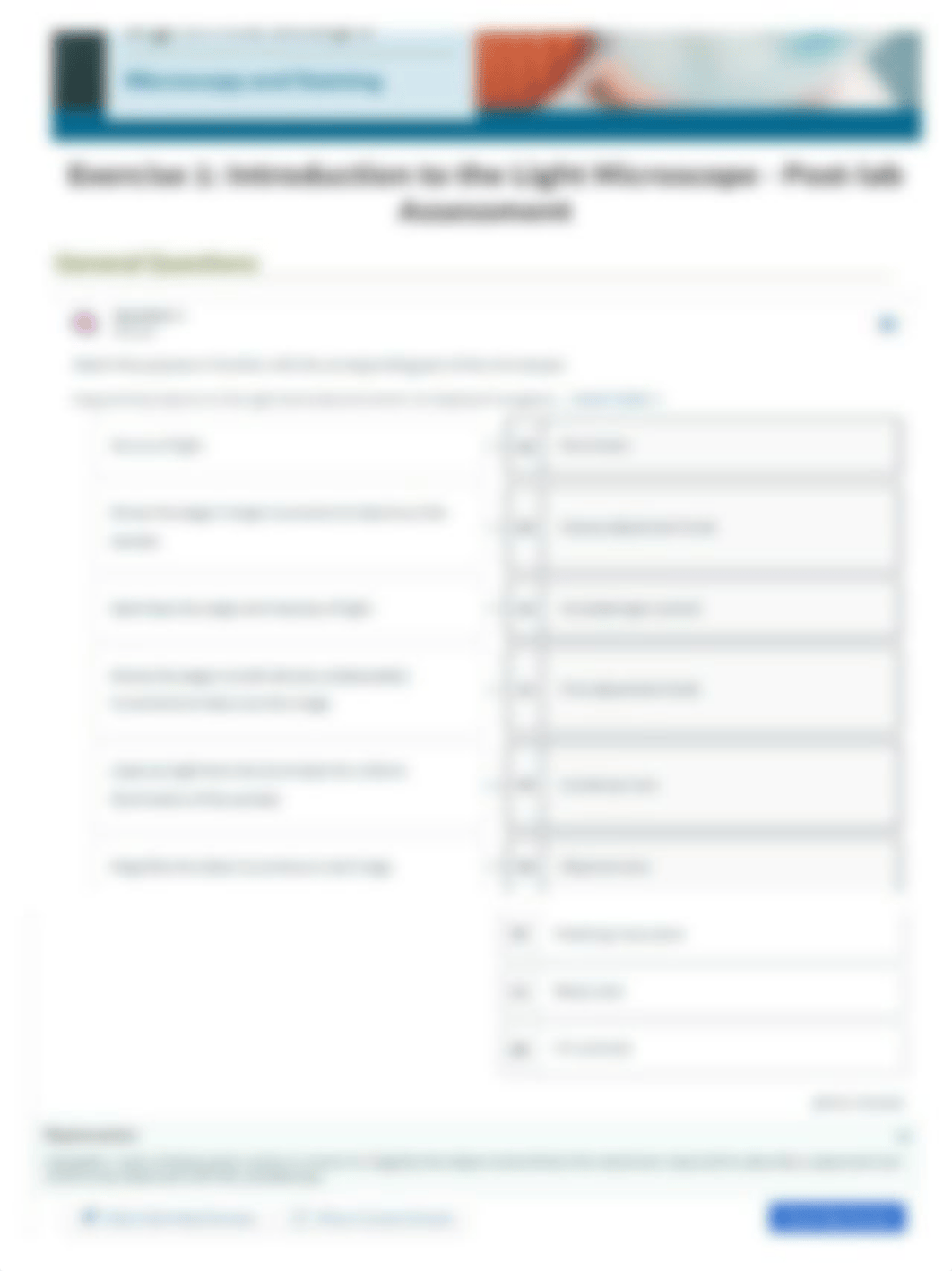 Exercise 1- Introduction to the Light Microscope - Post-lab Assessment.pdf_dbuw3lqopdj_page1