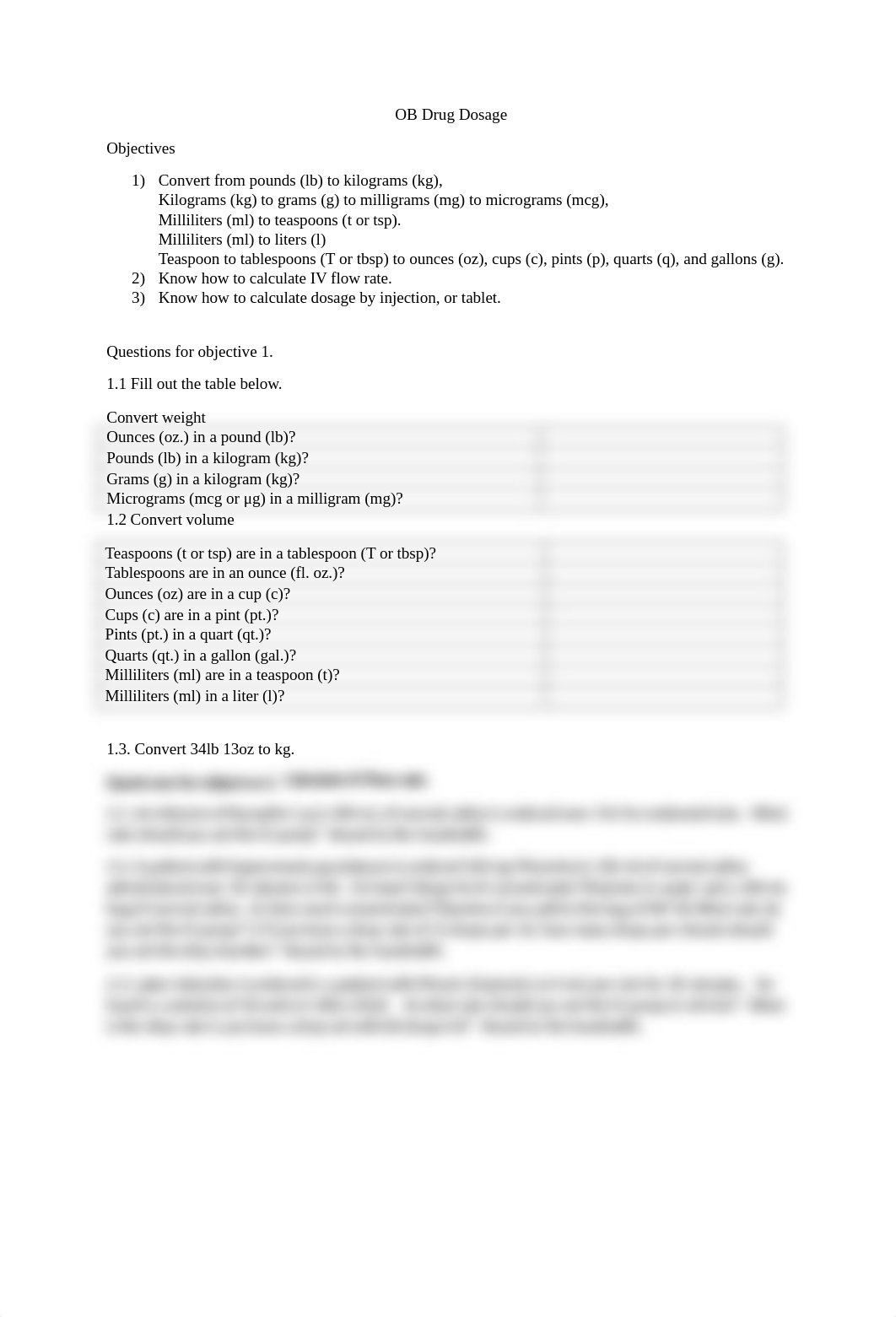 OB Drug Dosage worksheet.docx_dbv1qe508p1_page1