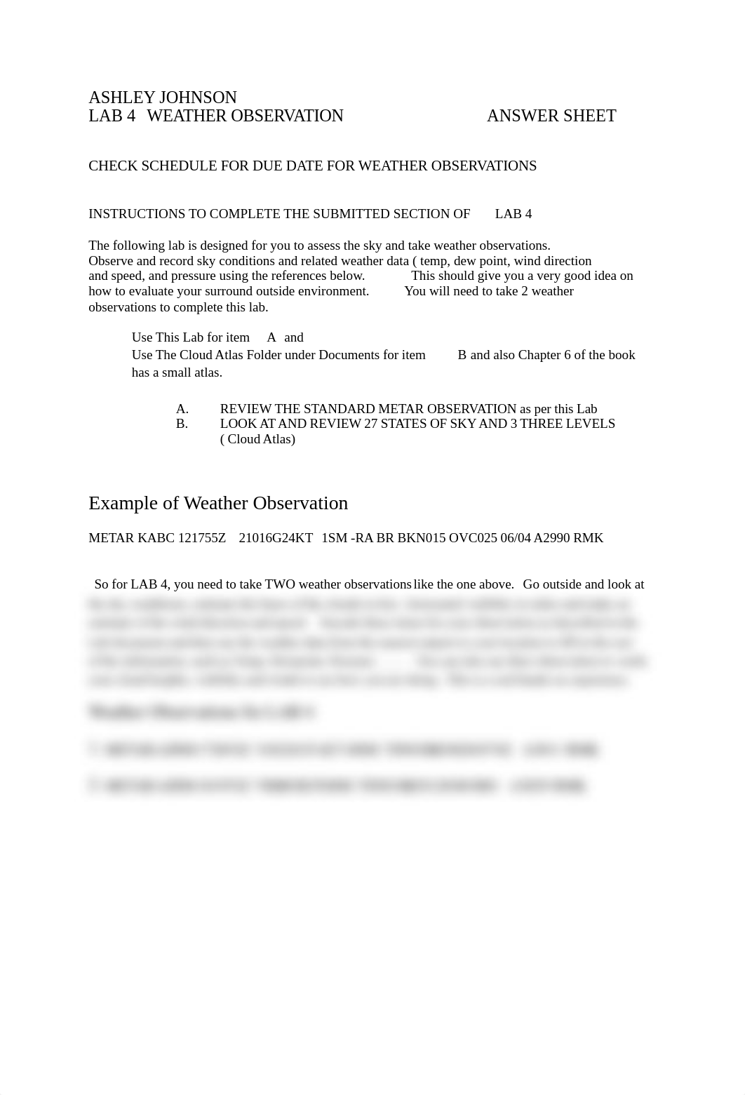 LAB 4  WEATHER OBSERVATION ANSWER SHEET (3).docx Ashley Johnson.docx_dbv6rn2k1ic_page1