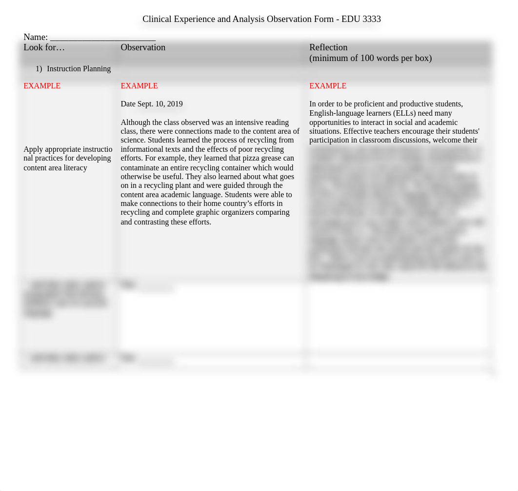 Clinical Experience and Analysis Observation Form TWS.docx_dbv8ytyvn6c_page1