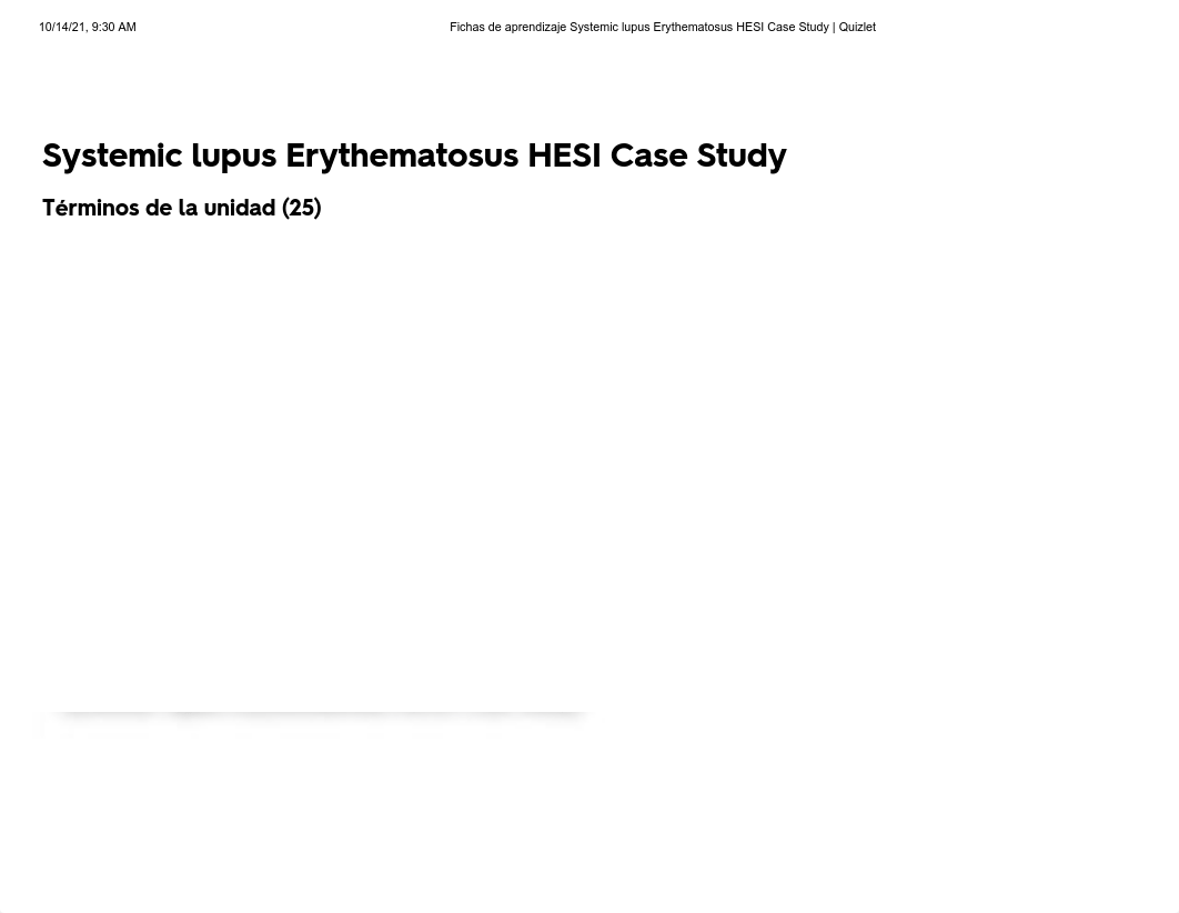 Fichas de aprendizaje Systemic lupus Erythematosus HESI Case Study _ Quizlet.pdf_dbvmylgl3w5_page1