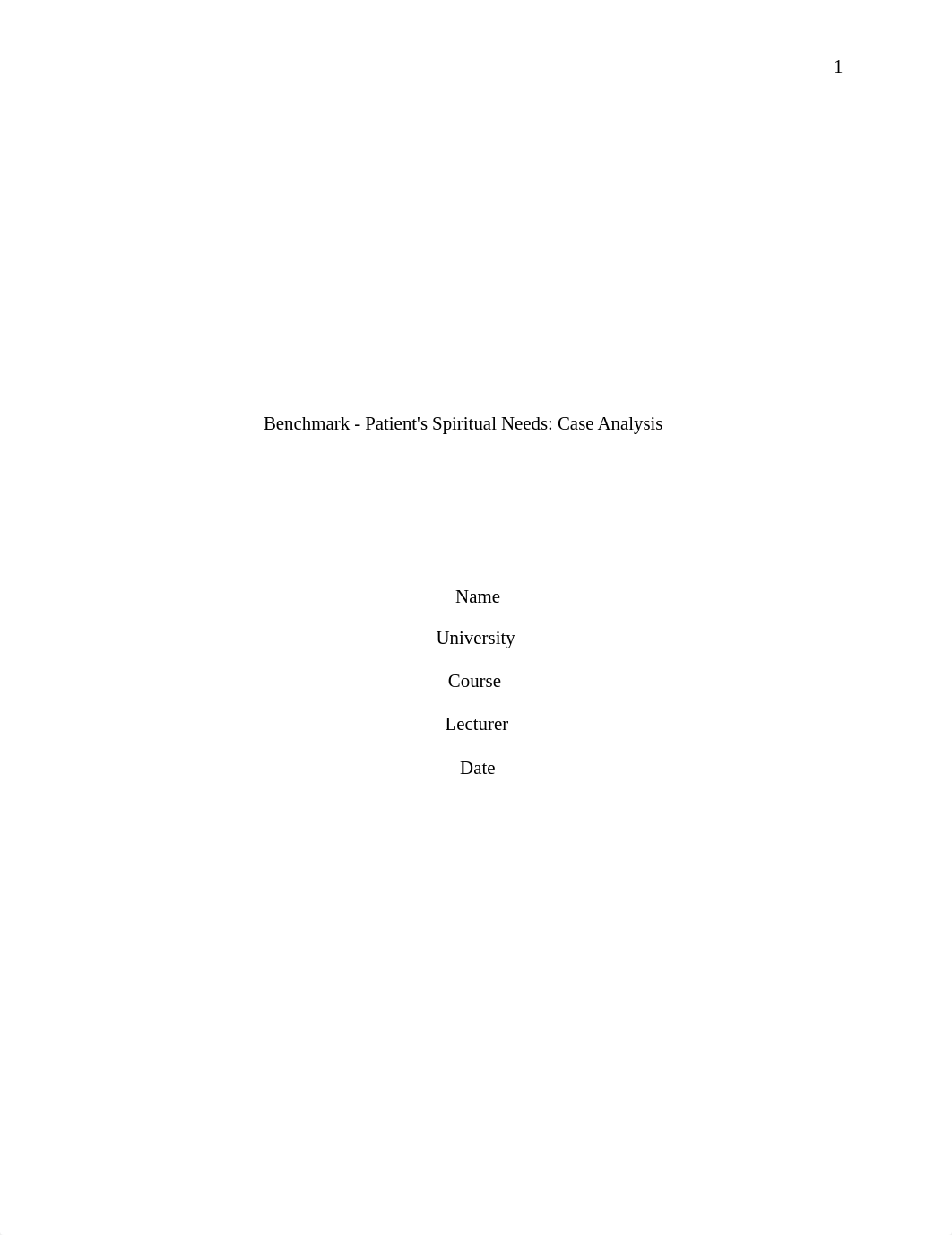 Order  #1005811 Benchmark  Patient's Spiritual Needs Case Analysis (3 page(s).docx_dbvrd7daz1w_page1