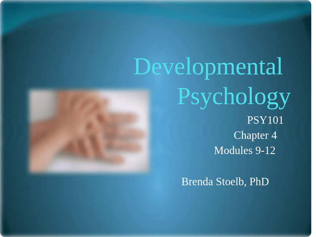 PSY101 Developmental Psychology_dbvzb1mccfh_page1