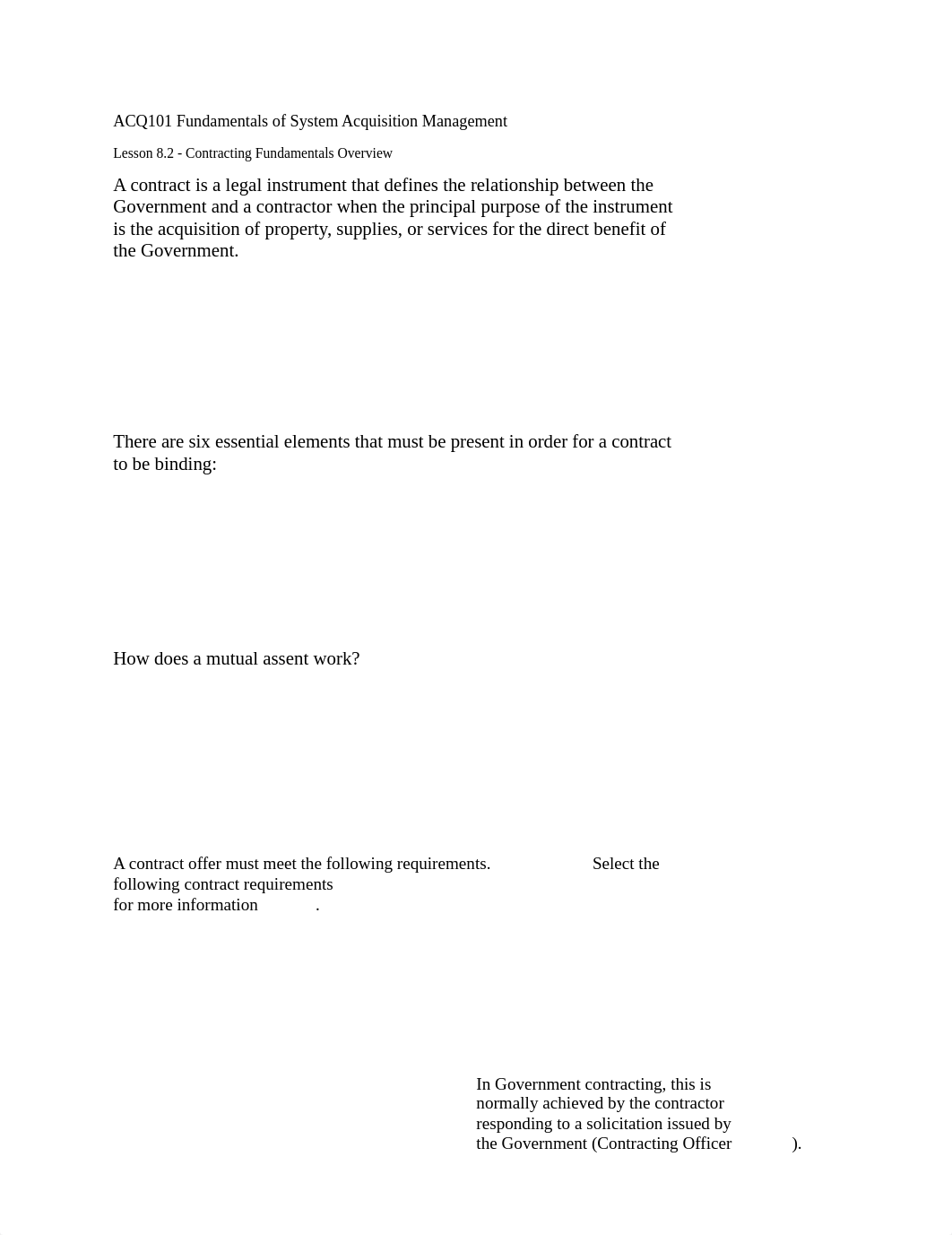 ACQ101 Fundamentals of System Acquisition Management Module 8.docx_dbw32xjtrov_page1