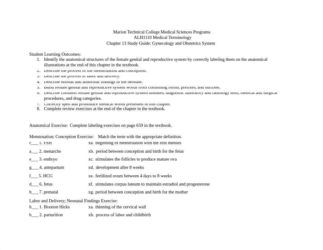 Cyndi Smith MT Chapter 13 study guide_dbweukir1l5_page1