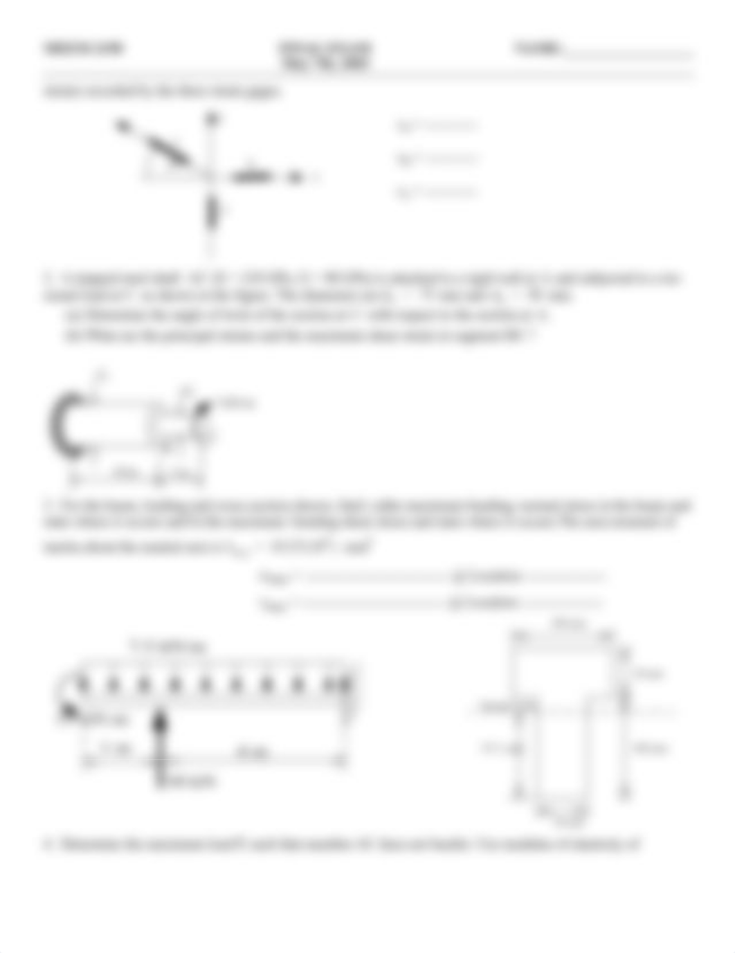 Final Exam Spring 2003 on Mechanics of Materials_dbxu3wfxkfh_page2