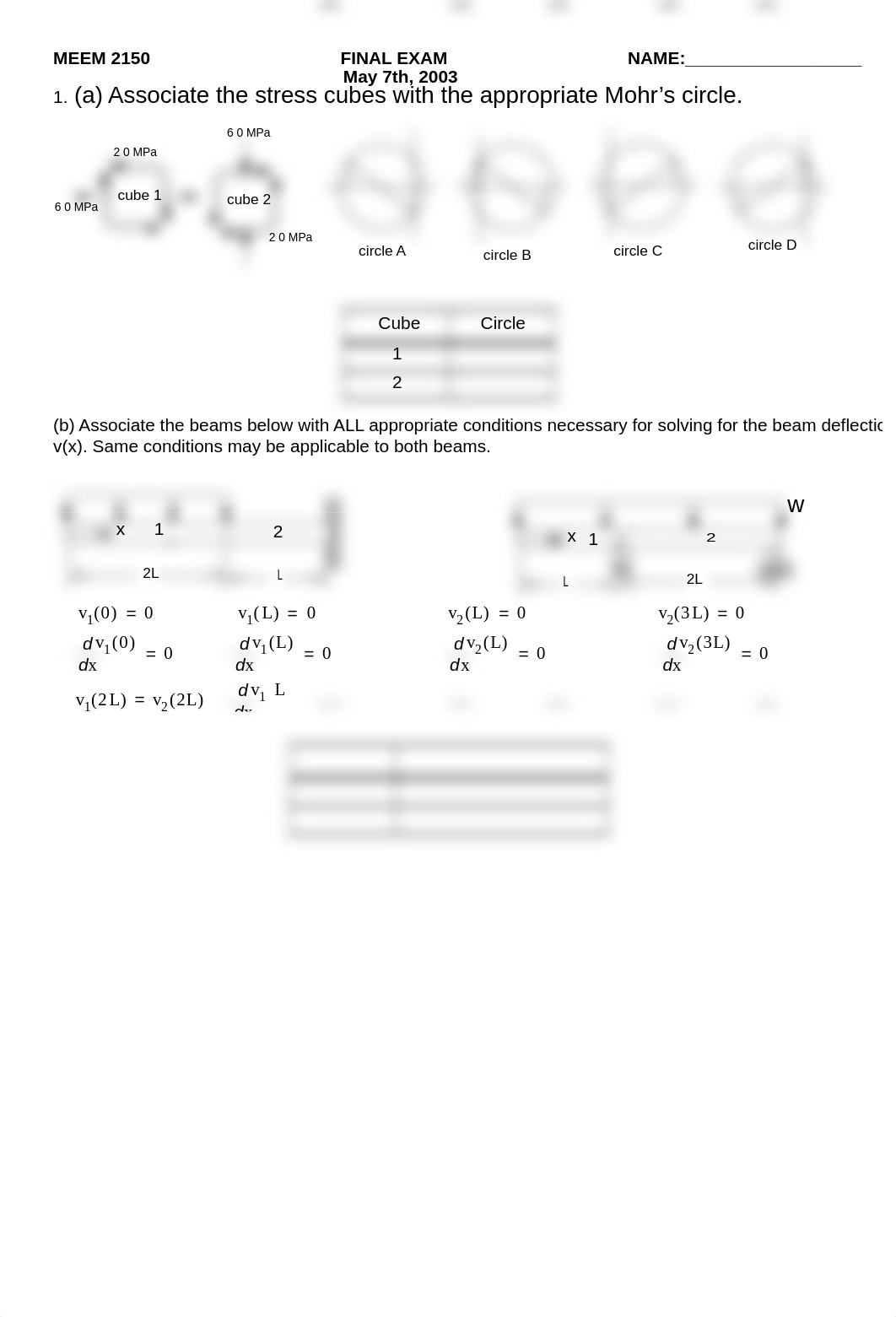 Final Exam Spring 2003 on Mechanics of Materials_dbxu3wfxkfh_page1