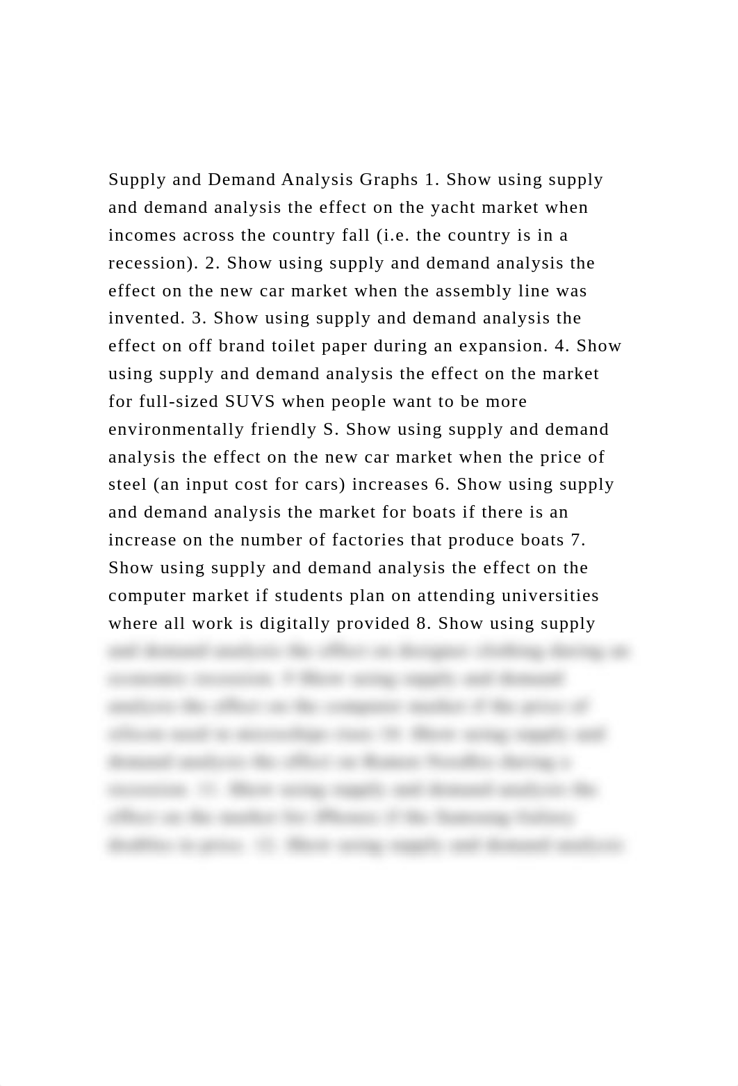 Supply and Demand Analysis Graphs 1. Show using supply and deman.docx_dby910zpdr3_page2