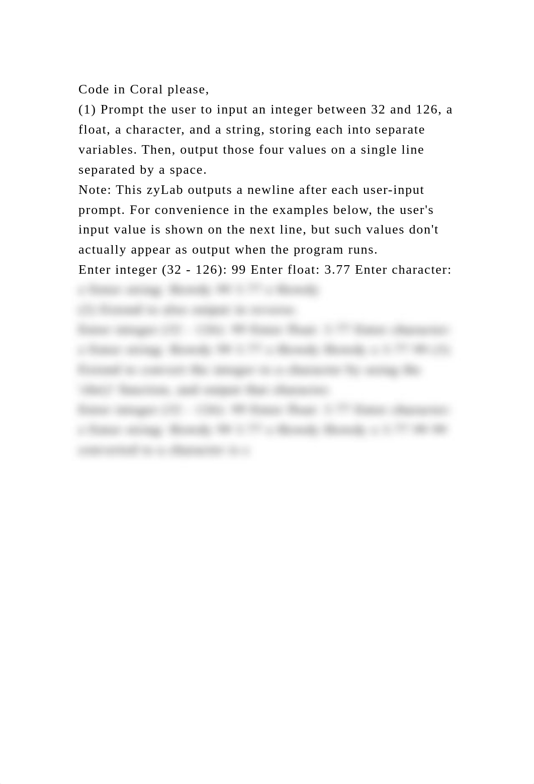 Code in Coral please,(1) Prompt the user to input an integer betwe.docx_dbya4zw7h2i_page2