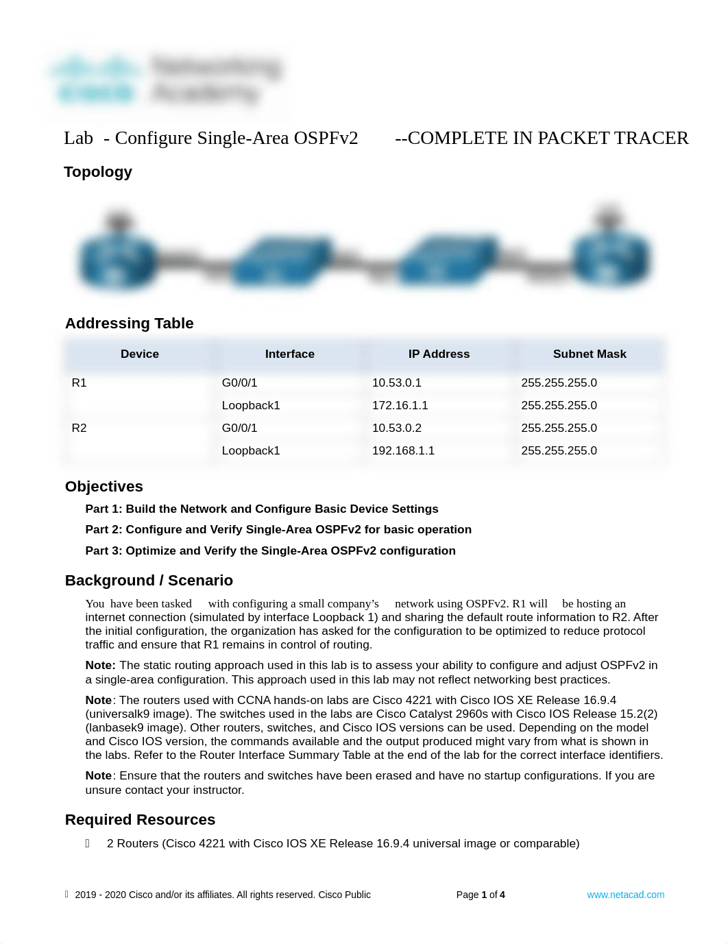 2.7.2 Lab - Configure Single-Area OSPFv2.pdf_dbyqz23dvqm_page1