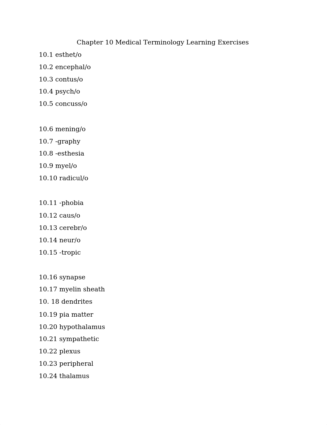 Chapter 10 Medical Terminology Learning Exercises.docx_dbyszcmmqdc_page1