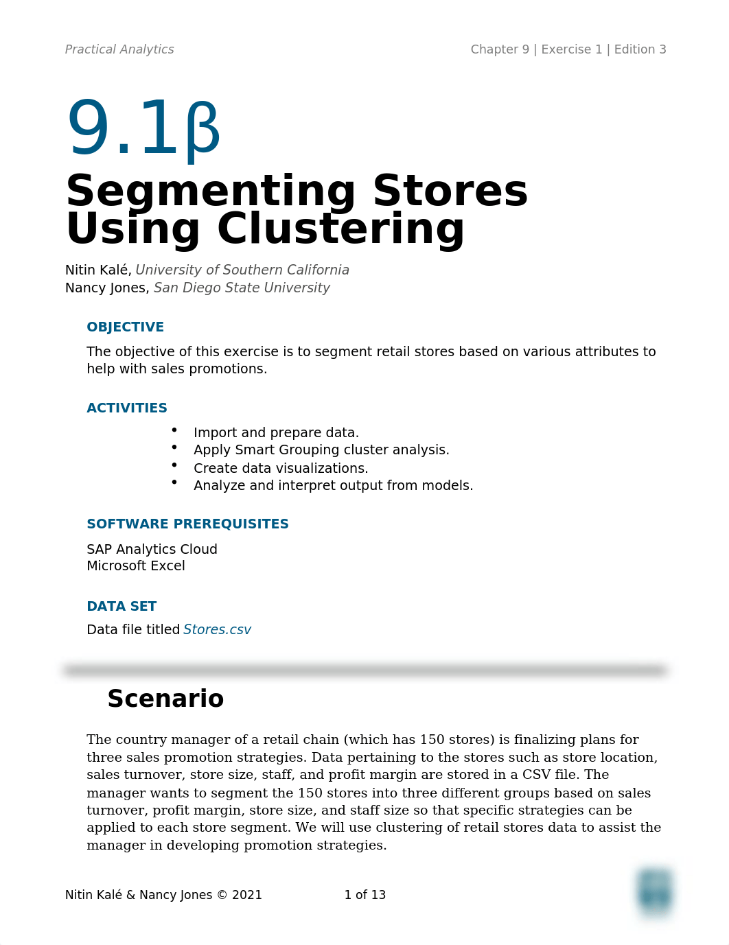 9.1 Segmenting Stores Using Clustering - Sp 21.docx_dbzcacpkumj_page1