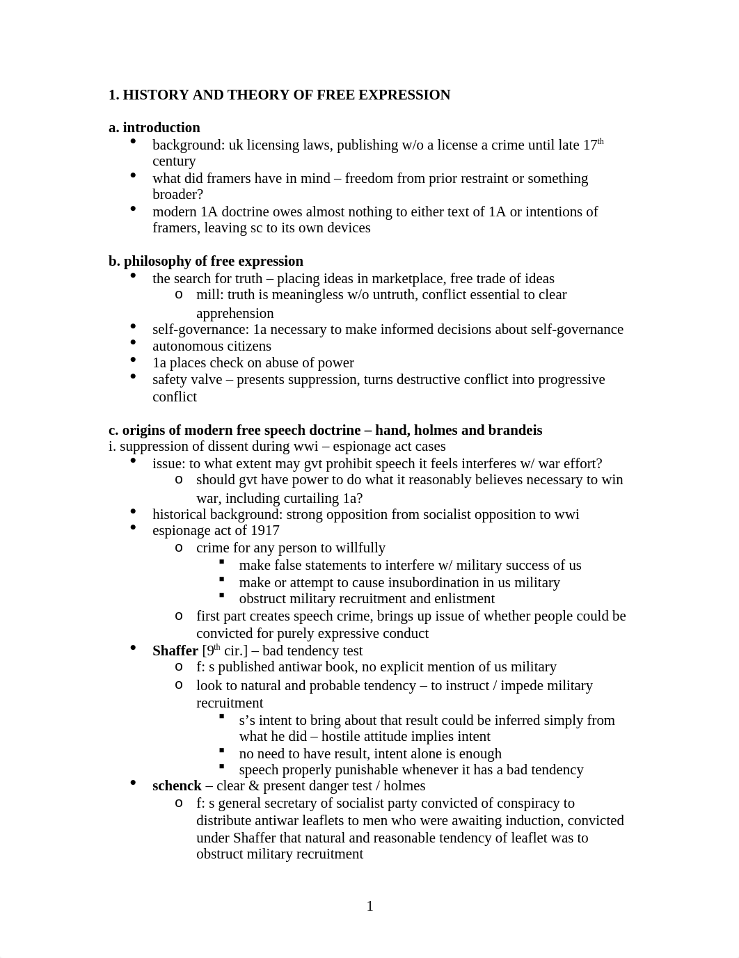 first amendment outline - madow.doc_dbzgglcad2u_page1