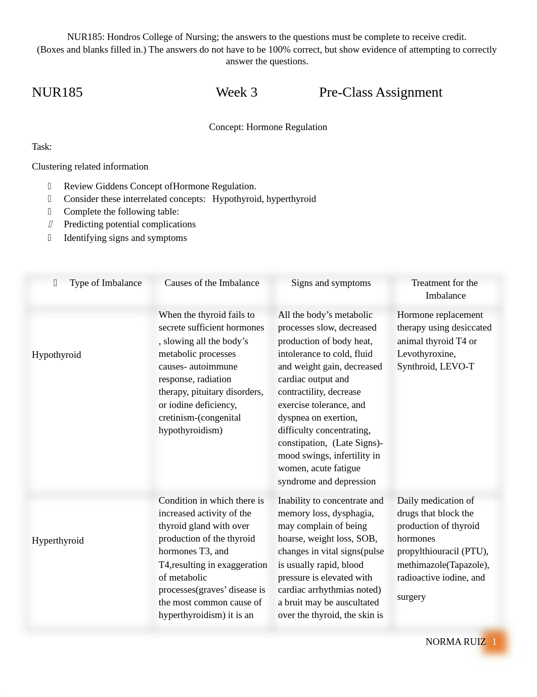 NUR 185 Week 3 Pre-Class Assignments hormone regulation (1).docx_dbzizybds9j_page1