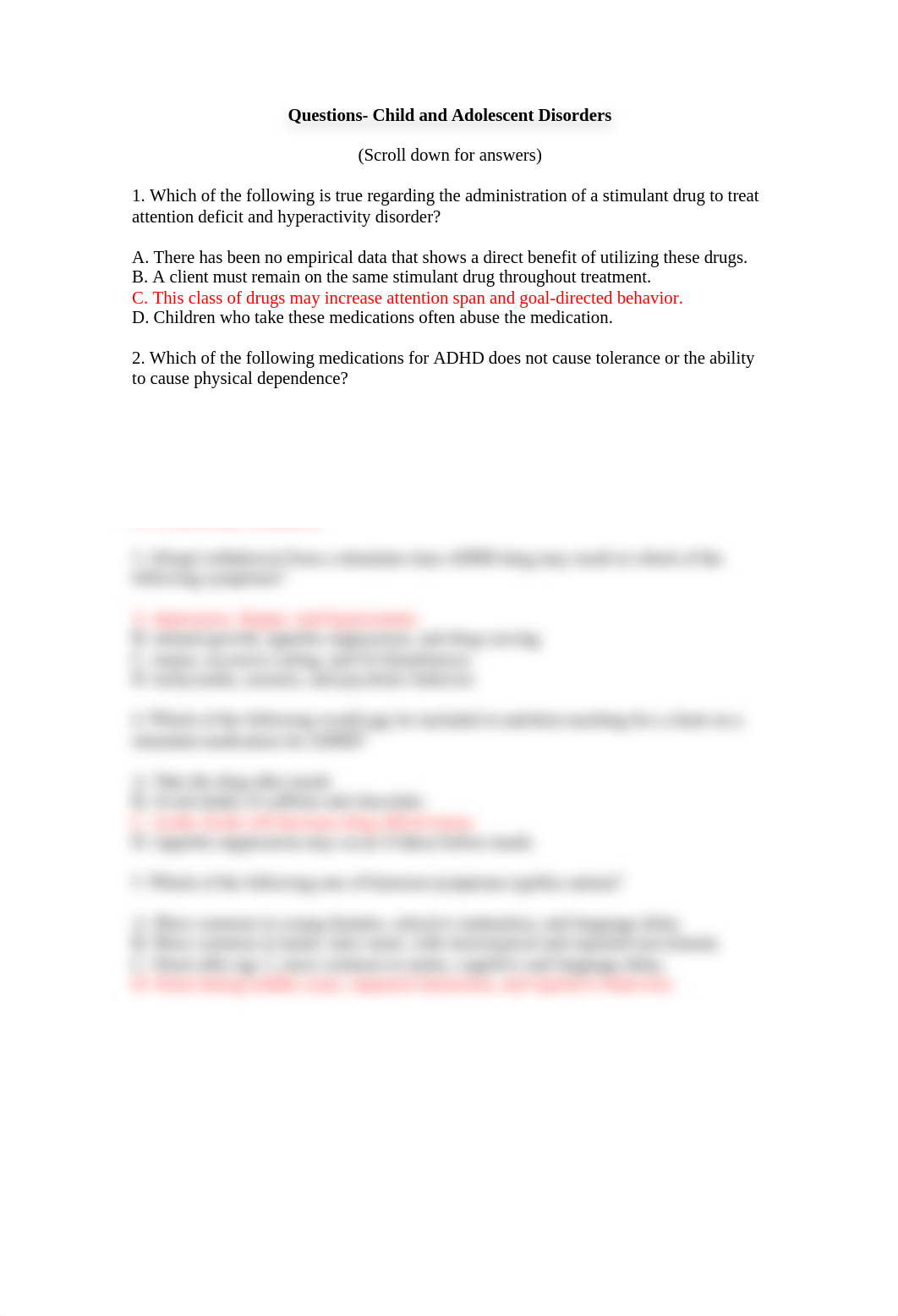 Questions-Child_and_Adolescent_Disorders and answers.rtf_dbzmf5rr3i9_page1