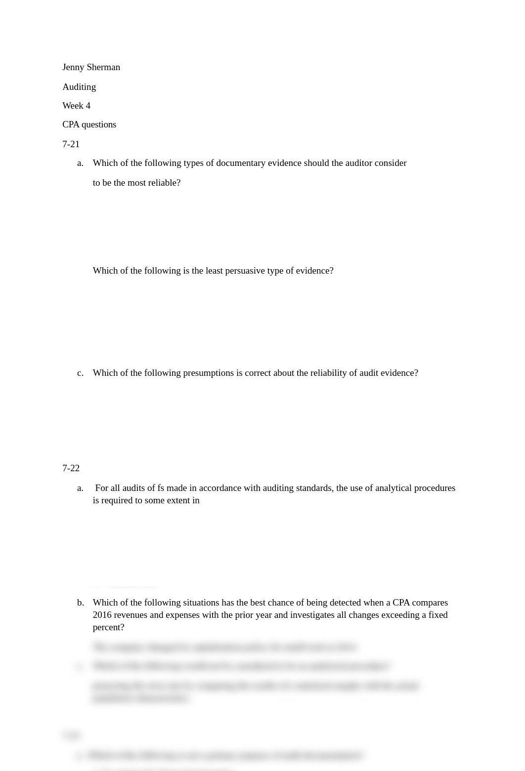 Auditing Week 4 Chapter 7 - Jenny Sherman_dbzvsqmmfgn_page1