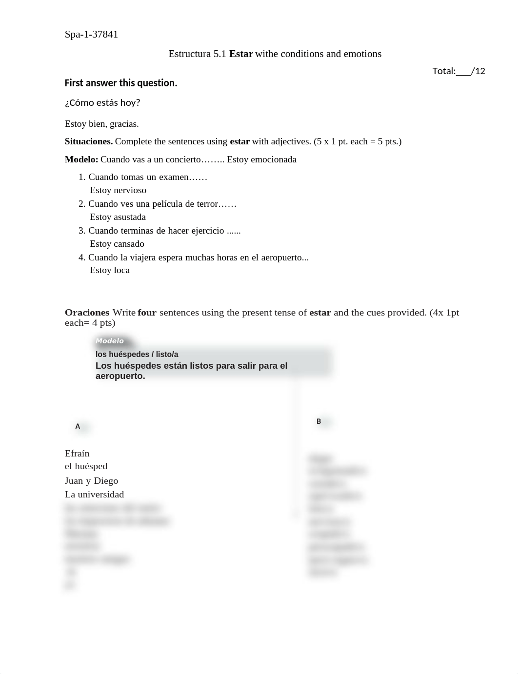 Actividades-Estructura 5.1 Estar with conditions and emotions.docx_dbzw5dticom_page1