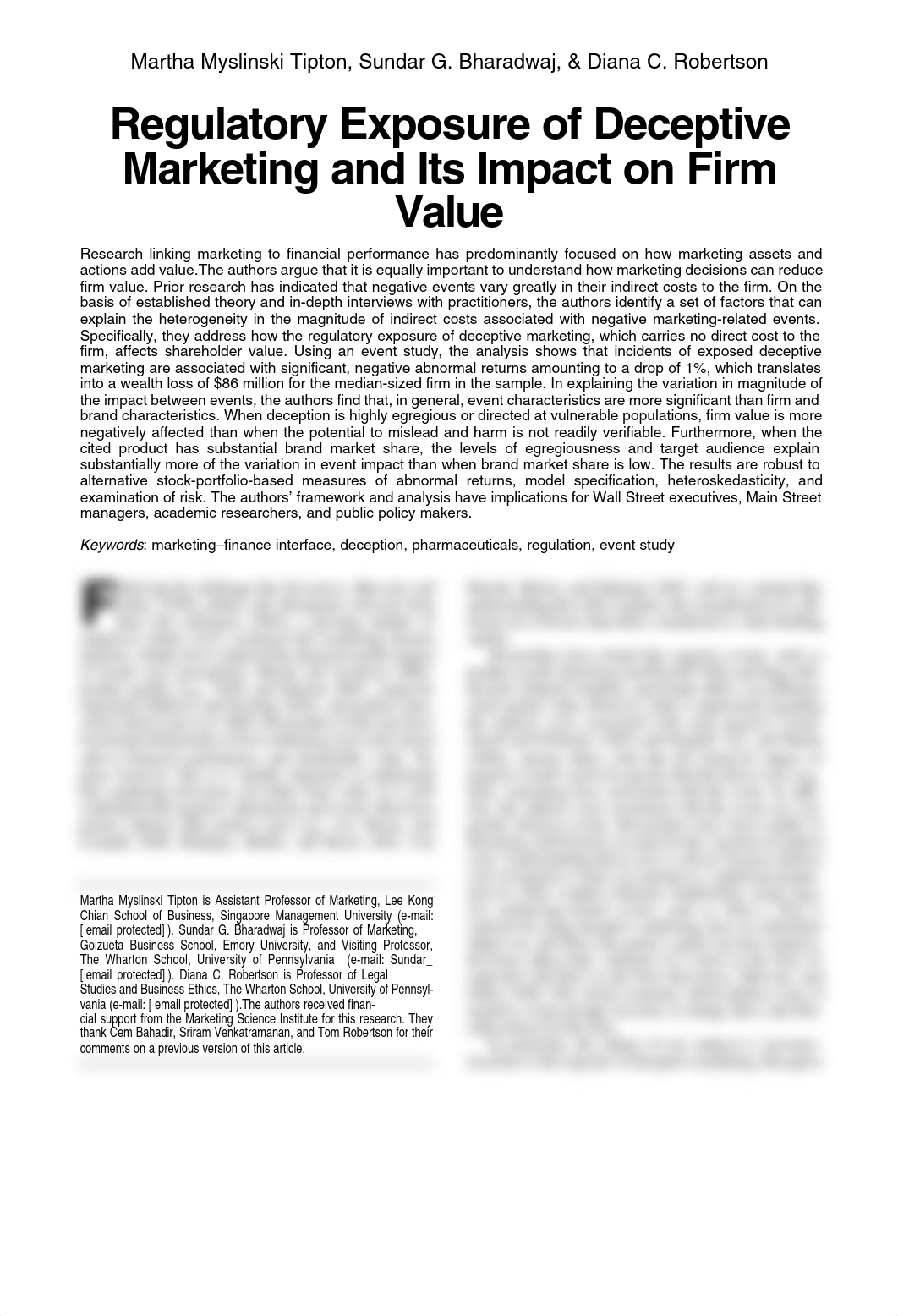 Regulatory Exposure of Deceptive Marketing and Its Impact on Firm Value_dc0bzsorgn3_page1