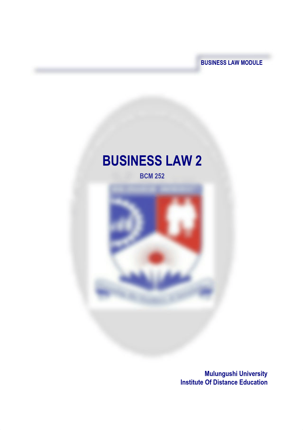 BCM 252- BUSINESS LAW II MODULE.pdf_dc0famaabak_page1