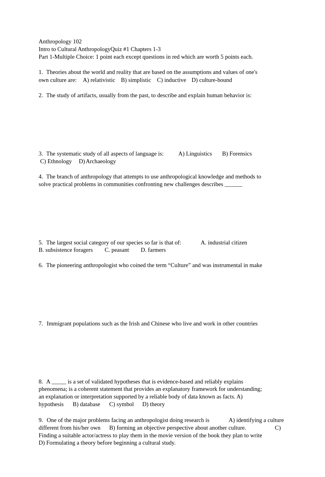 Anthropology 102 exam 1.docx_dc0o03qm2qu_page1